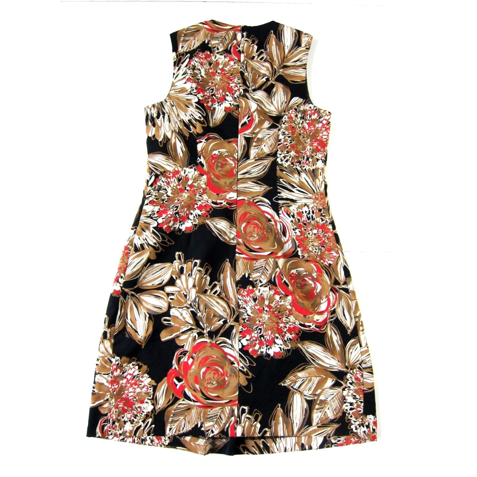 Trina Turk Trina Turk Black Floral Sleeveless Sheath Shift Tank Dress 4 Womens Size S / US 4 / IT 40 - 2 Thumbnail