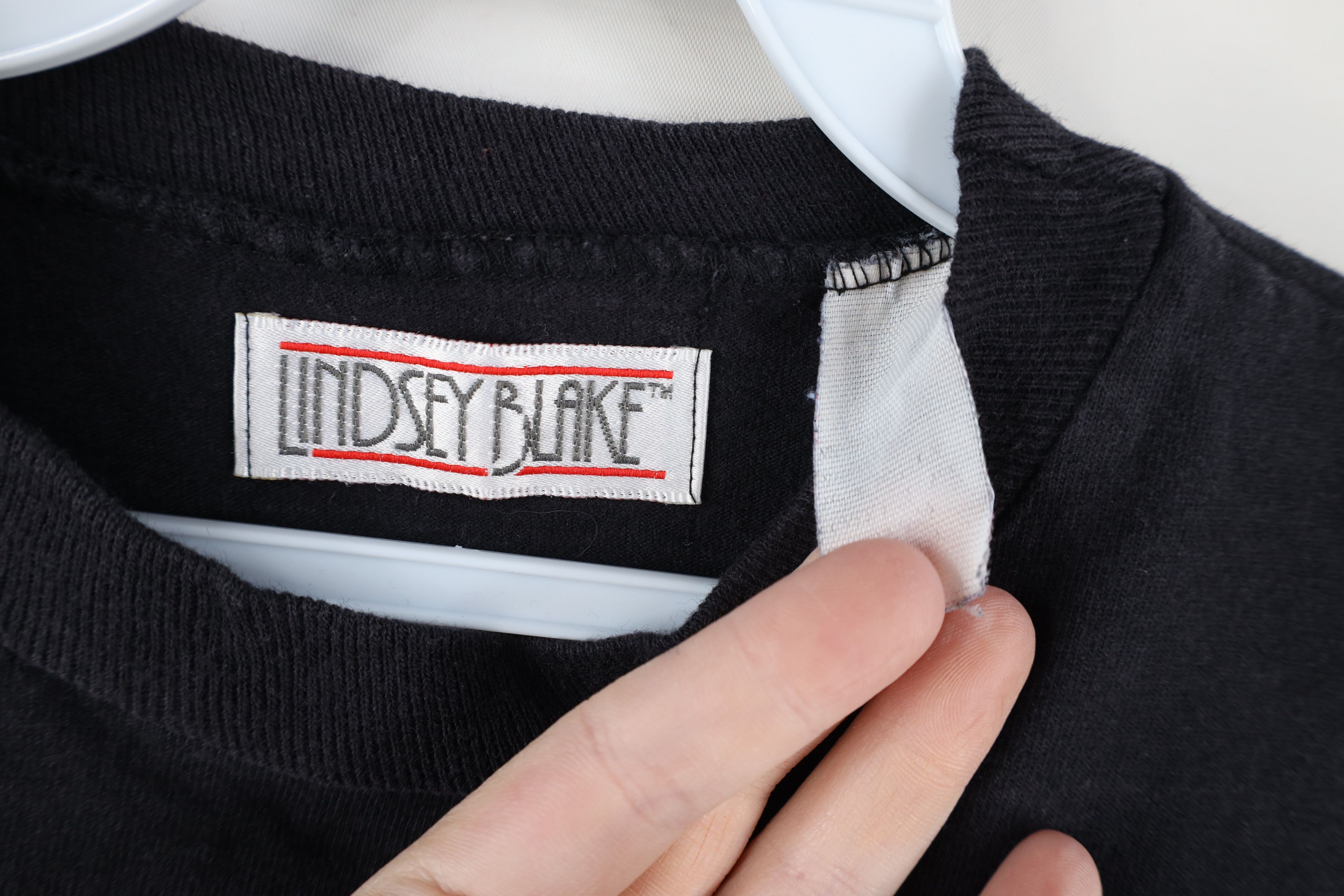 Vintage Vintage 90s Streetwear Blank Cotton Pocket T-Shirt Black Size L / US 10 / IT 46 - 6 Thumbnail