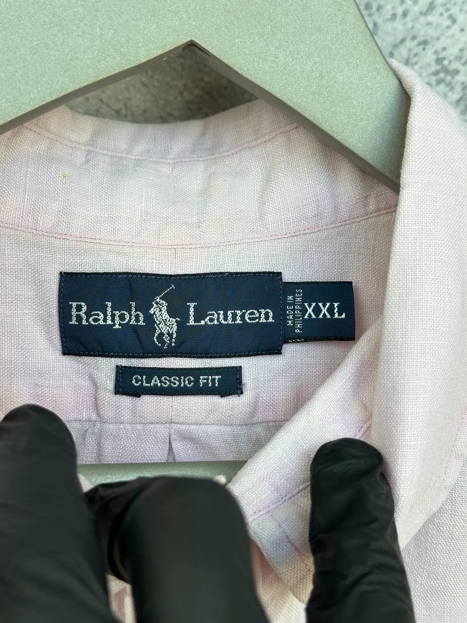 Ralph Lauren Ralph Lauren 100% Linen Vintage Button Up Shirt Pink SS Size US XXL / EU 58 / 5 - 16 Thumbnail