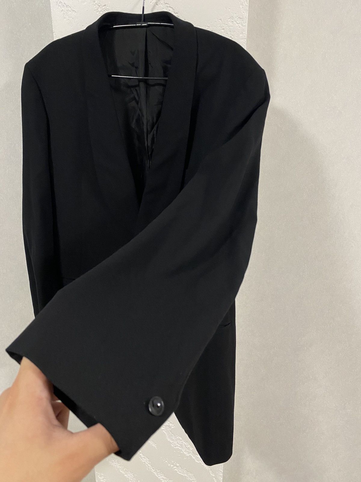Vintage Regent Feinste Handarbeit Black Tuxedo with Shawl Lapel Suit Size 52R - 9 Thumbnail