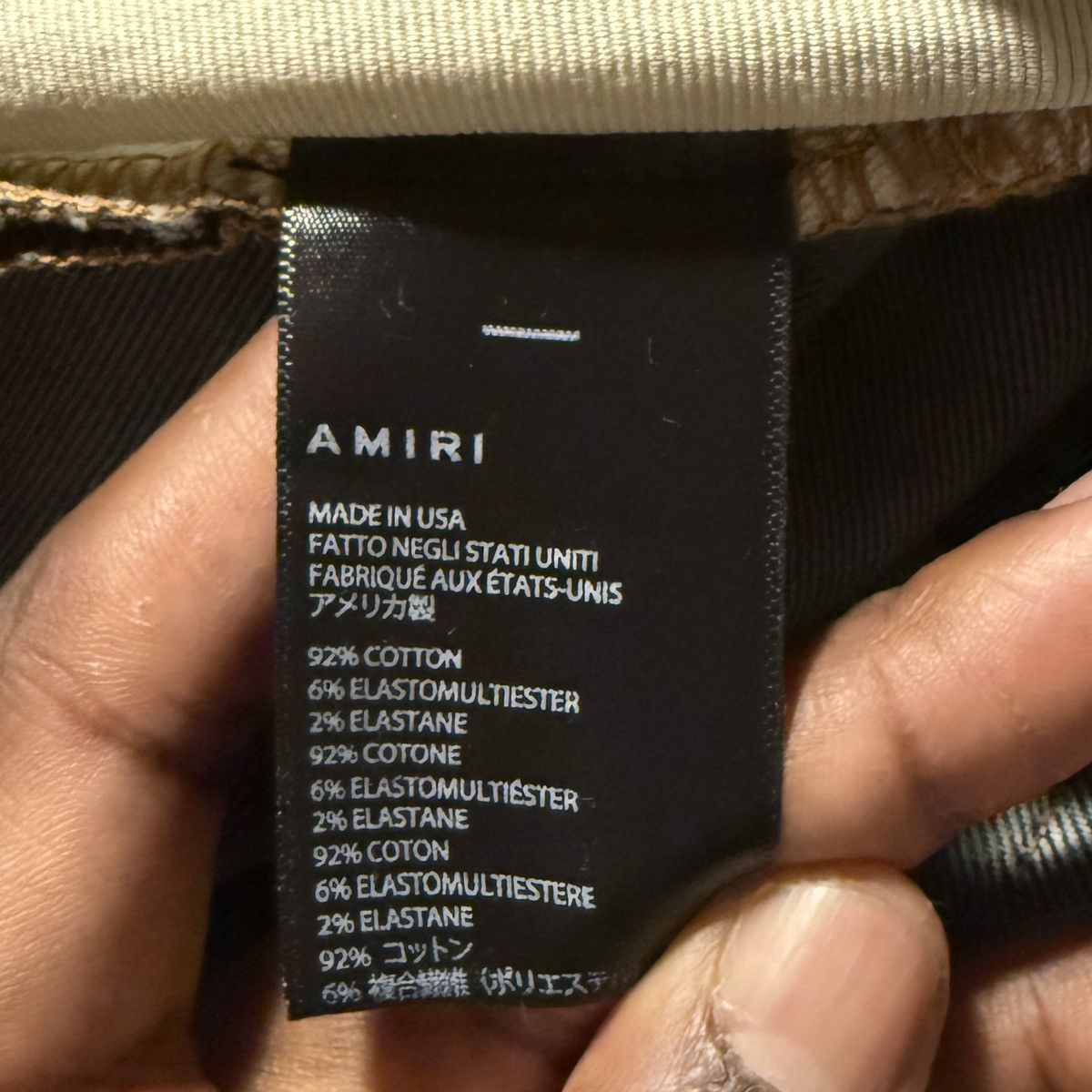 Amiri Amiri Track Jeans Size US 33 - 6 Thumbnail