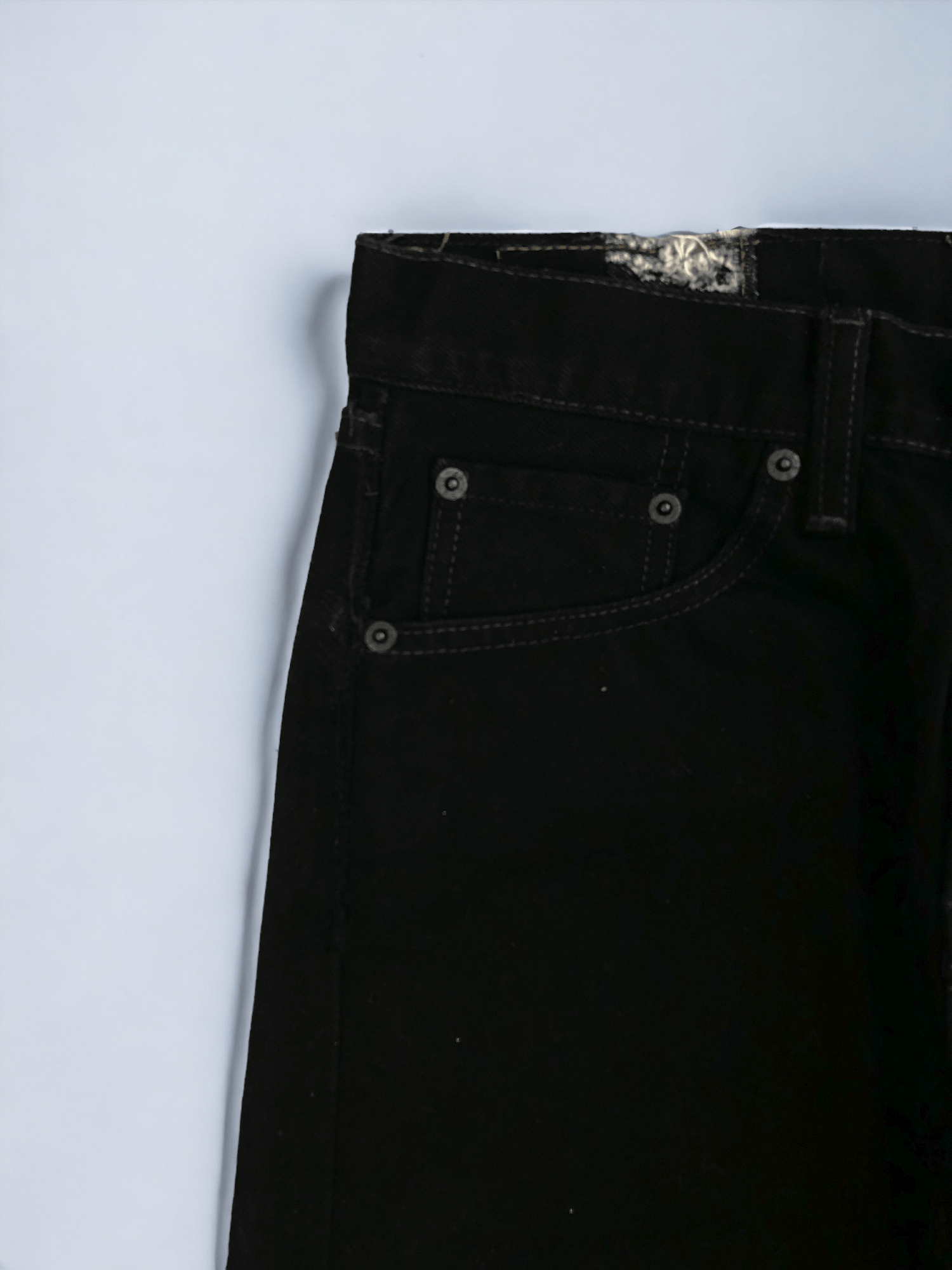 Levi's Vintage Levis 505 Full Black Jeans 28x29.5 S0018 Size US 28 / EU 44 - 7 Thumbnail