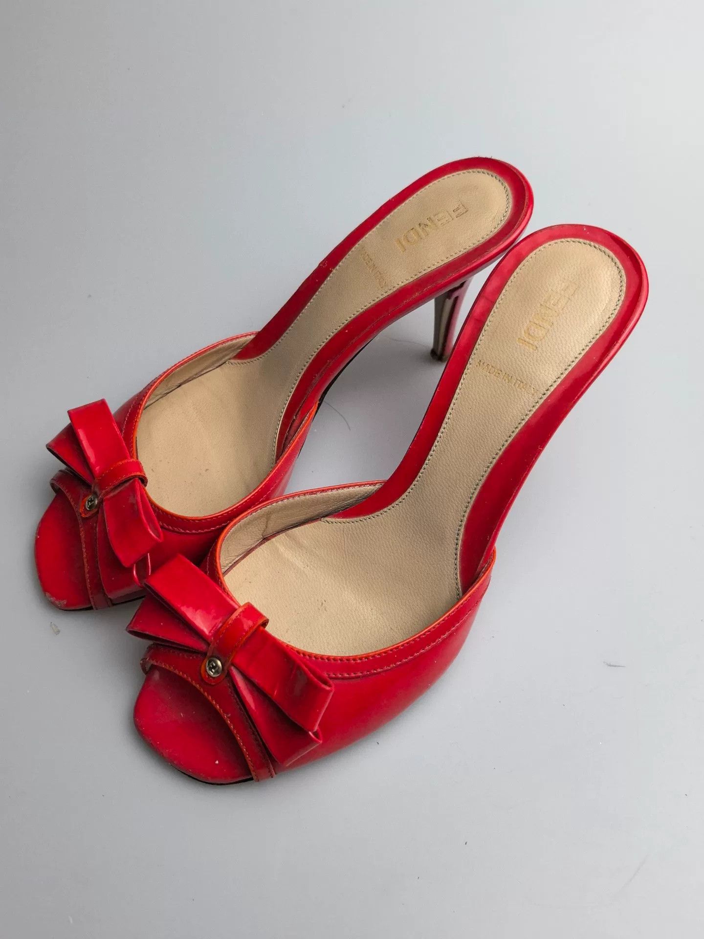 Fendi Fendi Red Sandals us_5 Women Size US 5 / IT 35 - 1 Thumbnail