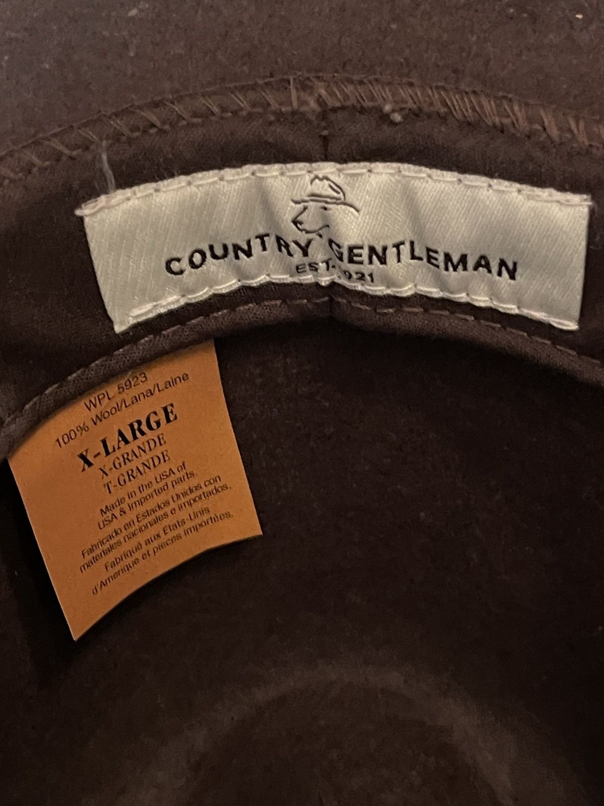 Other Country Gentleman Gentle Felt Hat Size ONE SIZE - 10 Thumbnail