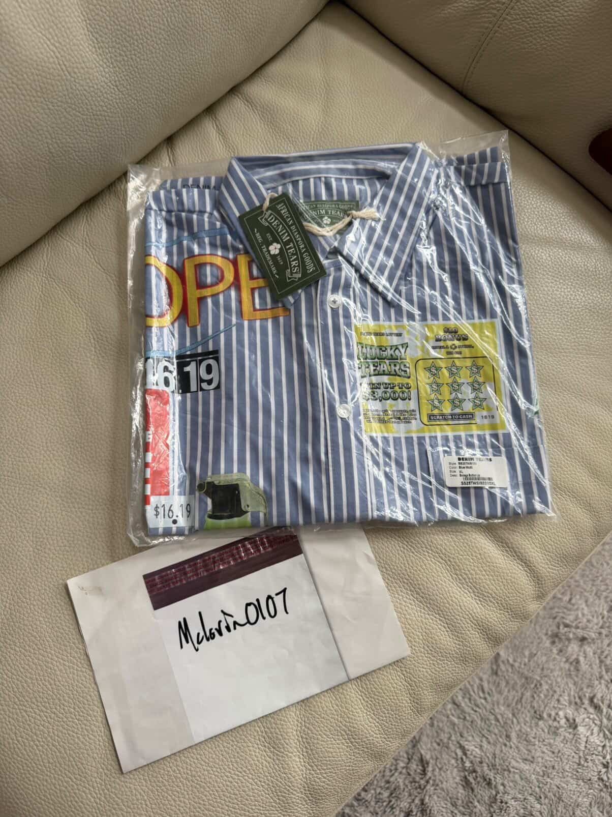 DENIM TEARS Denim Tears Peace Patchwork Western Shirt - XL | Grailed