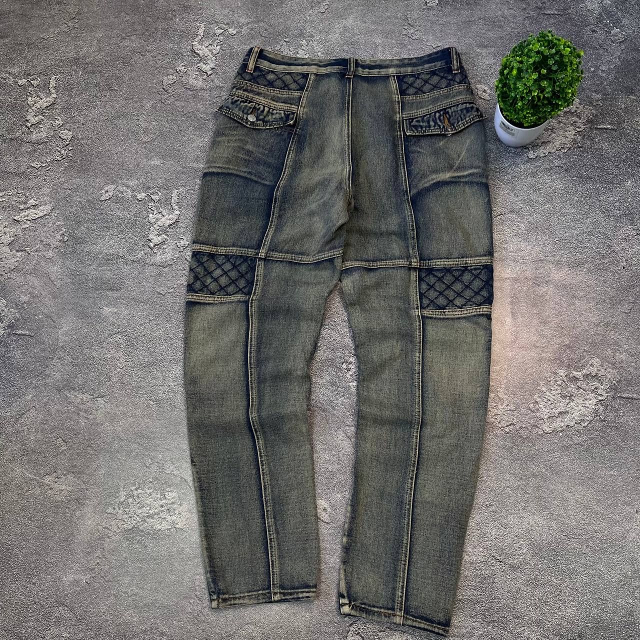 Hysteric Glamour Jeans Dirty Pants Faded Crash Denim Thrashed Y2K Distressed Size US 33 - 7 Thumbnail