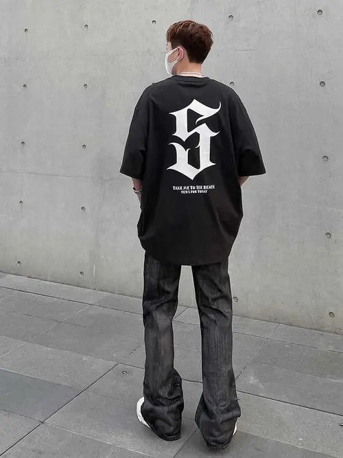 VIBE Black Coated Stacked Flare Jeans Size US 32 / EU 48 - 4 Thumbnail