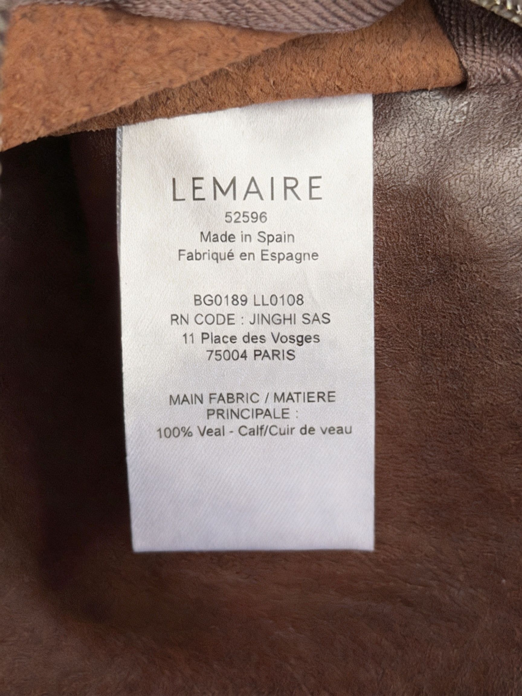 Lemaire Lemaire Belted Hobo Leather Tote. Size ONE SIZE - 9 Thumbnail
