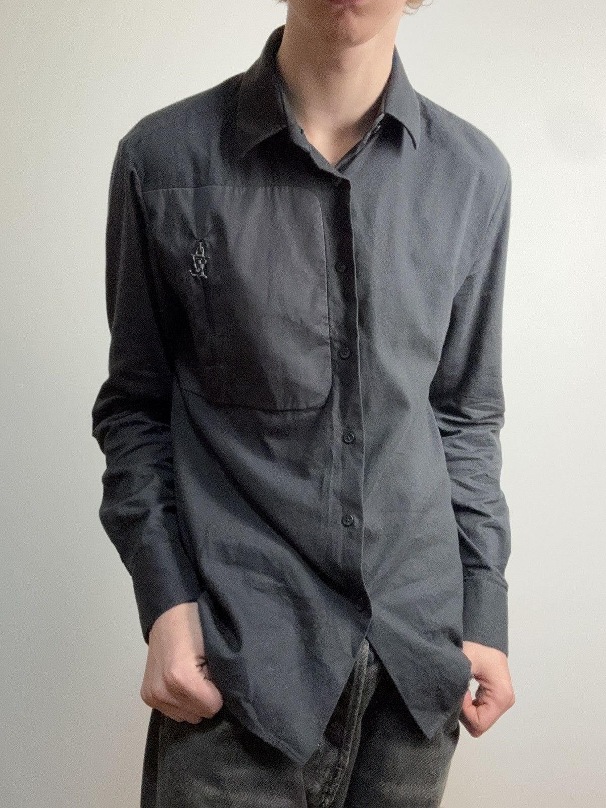 Louis Vuitton Louis Vuitton By Virgil Abloh Zip Pocket Patch Shirt Rare Size US M / EU 48-50 / 2 - 18 Thumbnail