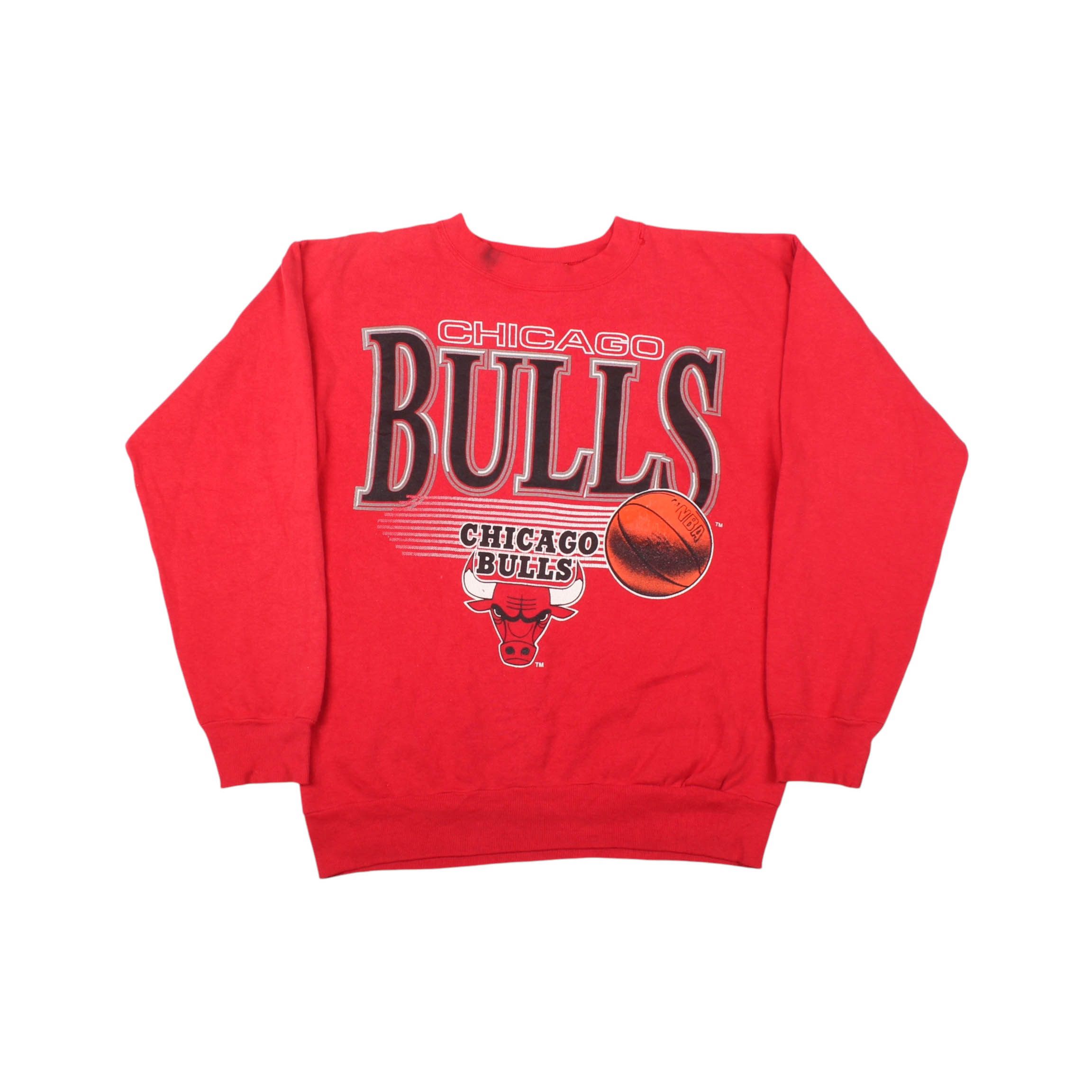 NBA Chicago Bulls Sweatshirt Red 90s NBA Basketball Size US L / EU 52-54 / 3 - 1 Thumbnail