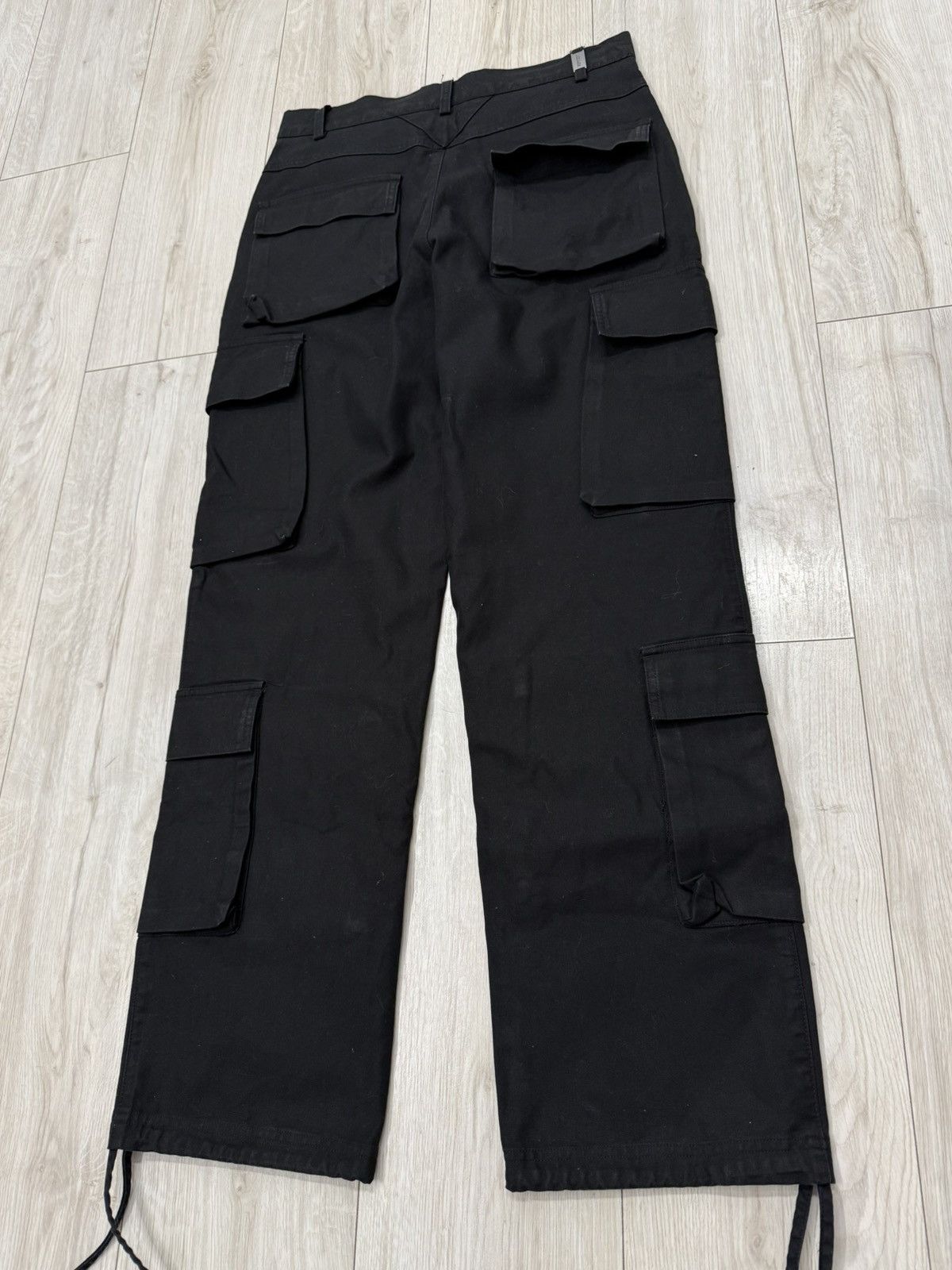 Represent Clo. Represent Men’s Wide Leg Cargo Baggy Trousers Rick Owens Size US 30 / EU 46 - 9 Thumbnail