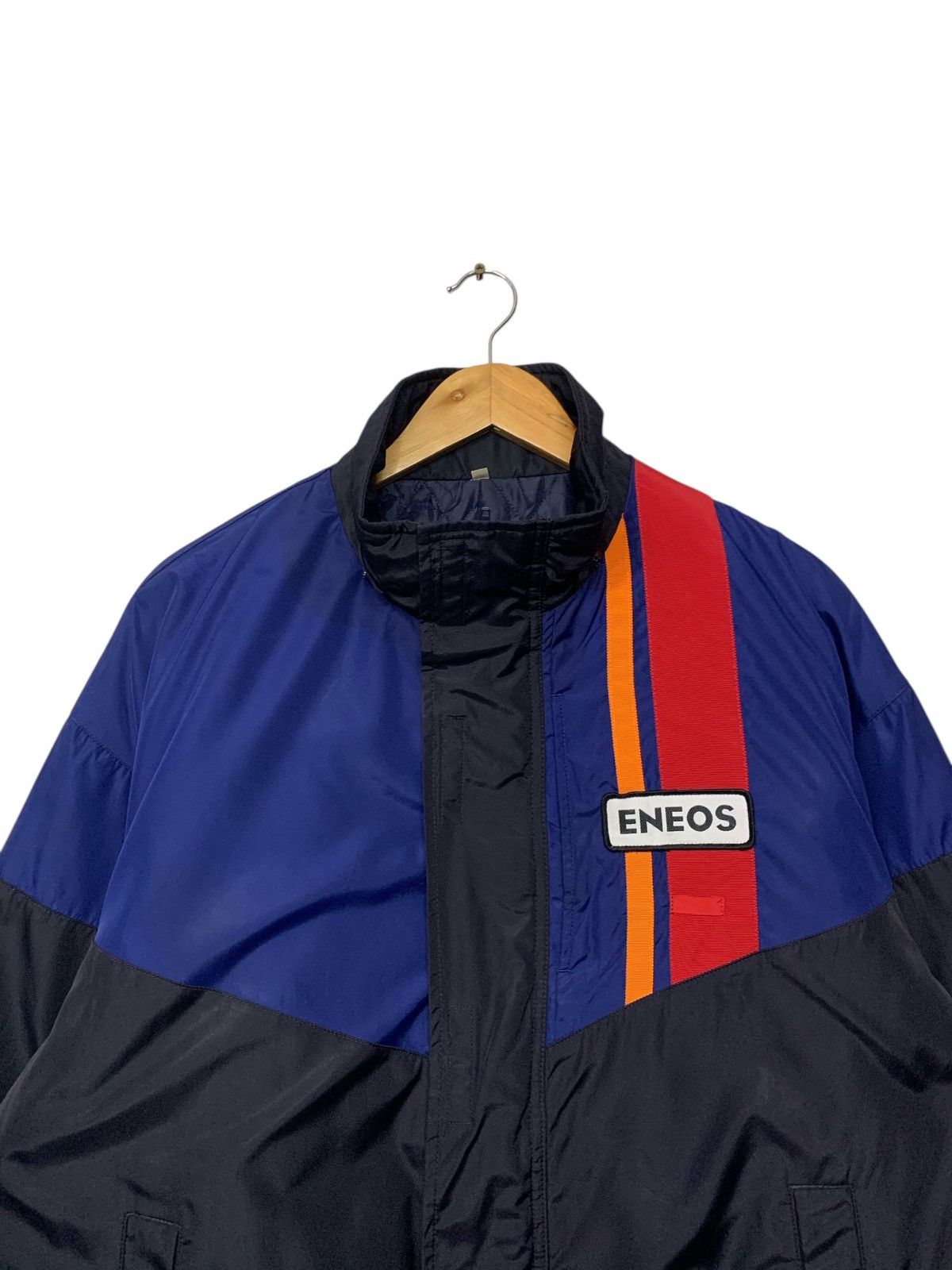 Vintage Vintage Y2K Eneos "Initial D" Zipper Down Windbreaker Jacket Size US XL / EU 56 / 4 - 5 Thumbnail
