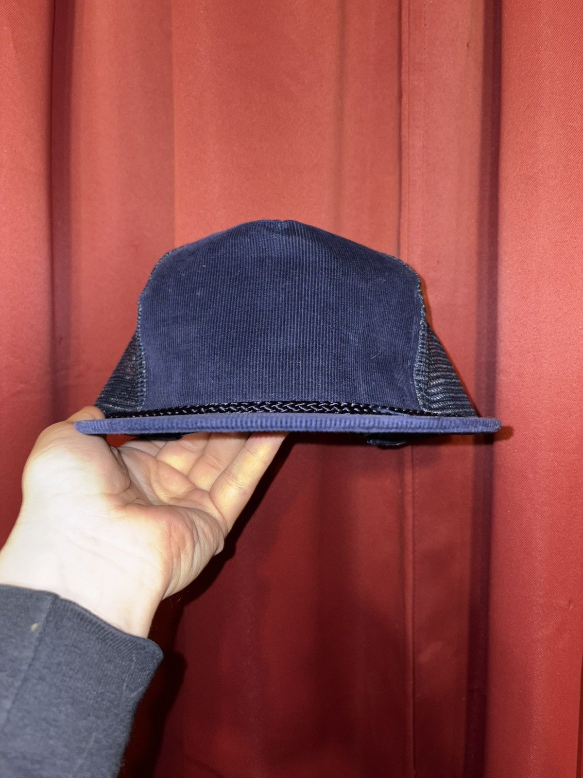 Vintage Vintage Navy Blue Corduroy Rope Hat Snapback Dad Har Grail Size ONE SIZE - 1 Thumbnail