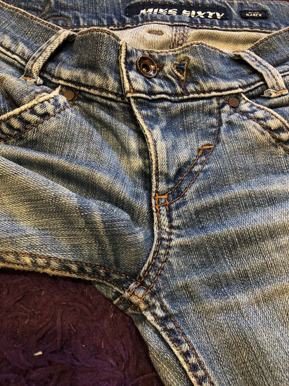 Miss Sixty Vintage Miss Sixty Faded Denim Jeans Y2K Size 26 Size 26" / US 2 / IT 38 - 8 Thumbnail