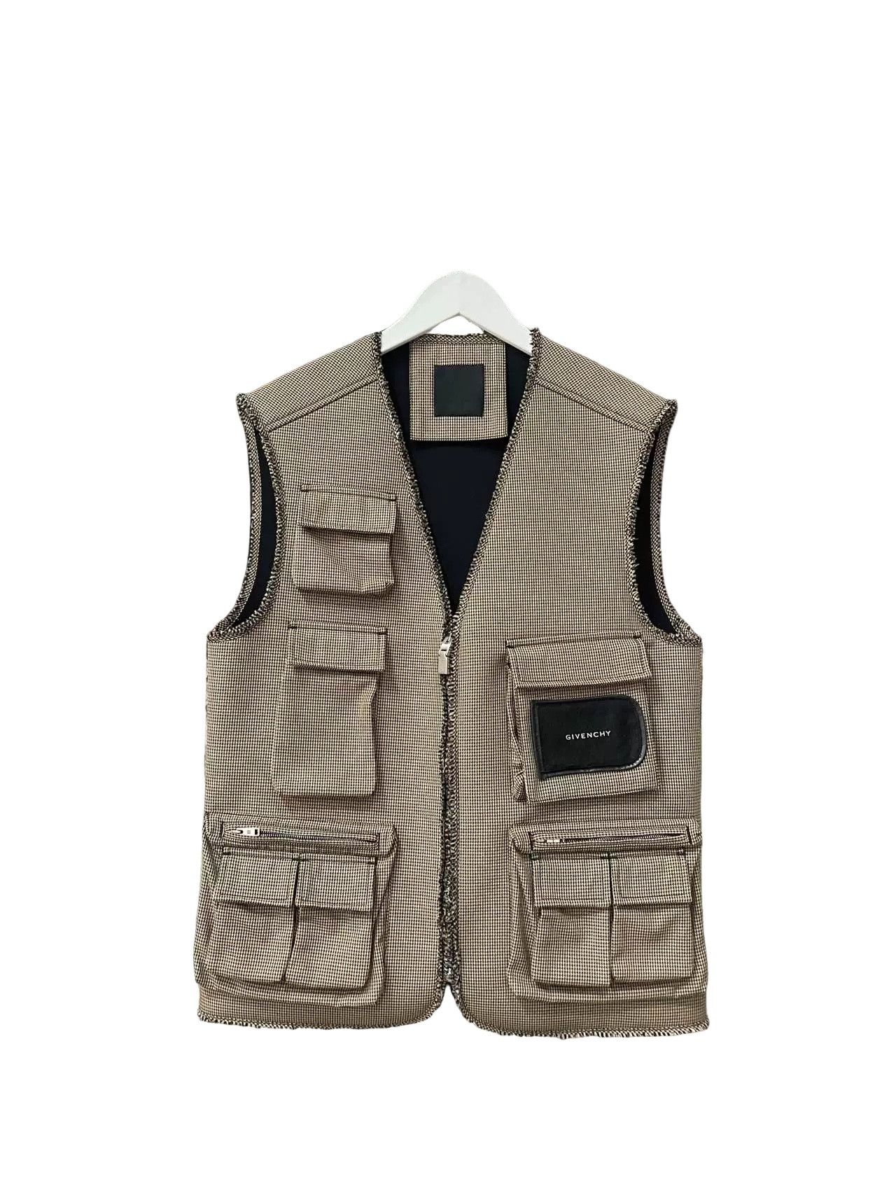 Givenchy Givenchy Houndstooth Utility Vest Size 44 Size US S / EU 44-46 / 1 - 1 Thumbnail