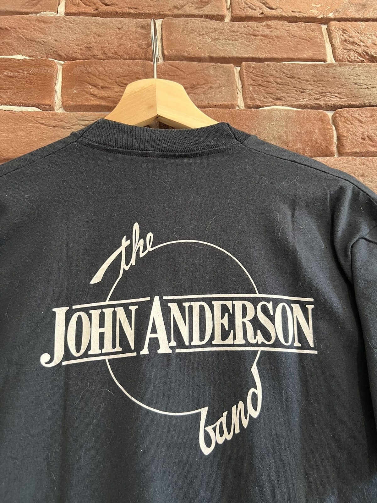 Band Tees 80s Rare Vintage John Anderson Black Sheep tour tee Yes L Size US L / EU 52-54 / 3 - 5 Thumbnail