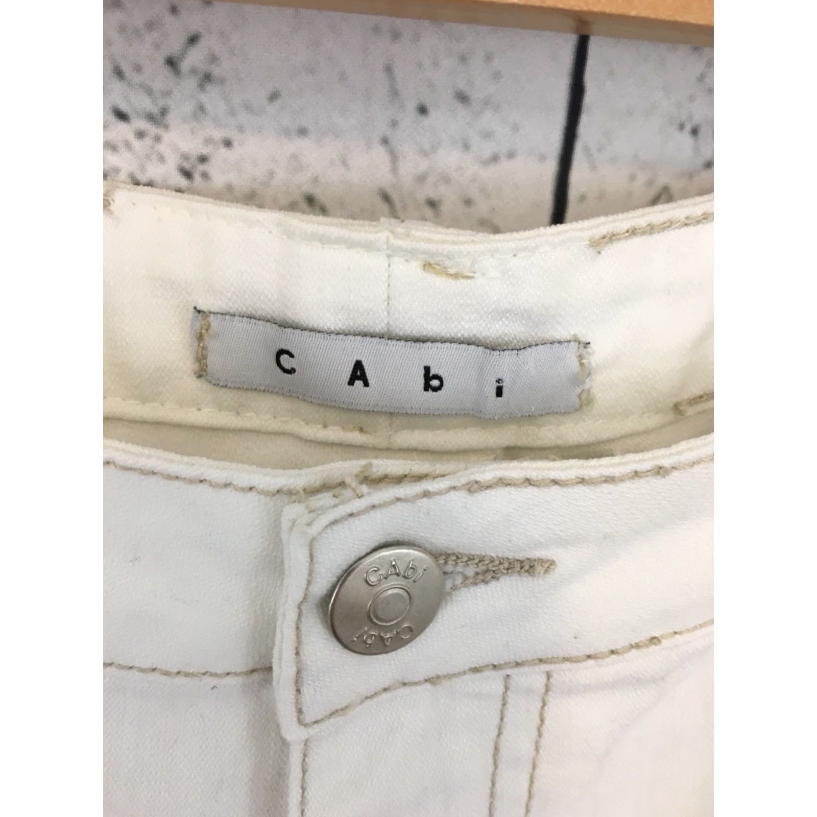 Vintage VINTAGE CAbi White Jeans Bootcut Womens 30x32 White Denim Straight Leg 30 32 Womens Jeans Size 30" / US 8 / IT 44 - 2 Thumbnail