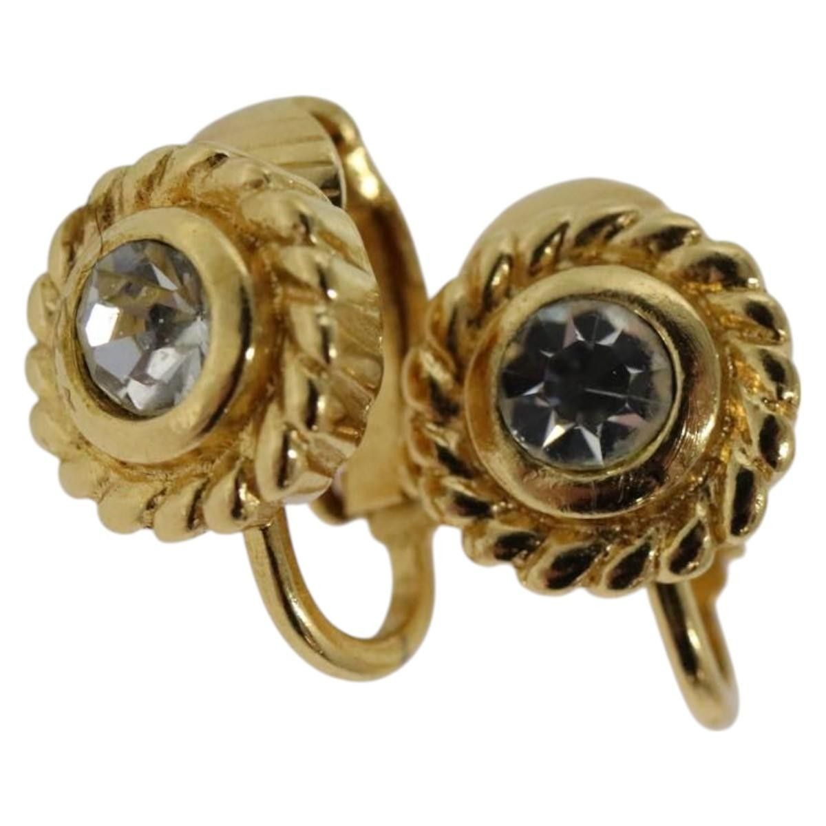 Dior Christian Dior Vintage clip-on earrings Metal Size ONE SIZE - 1 Thumbnail