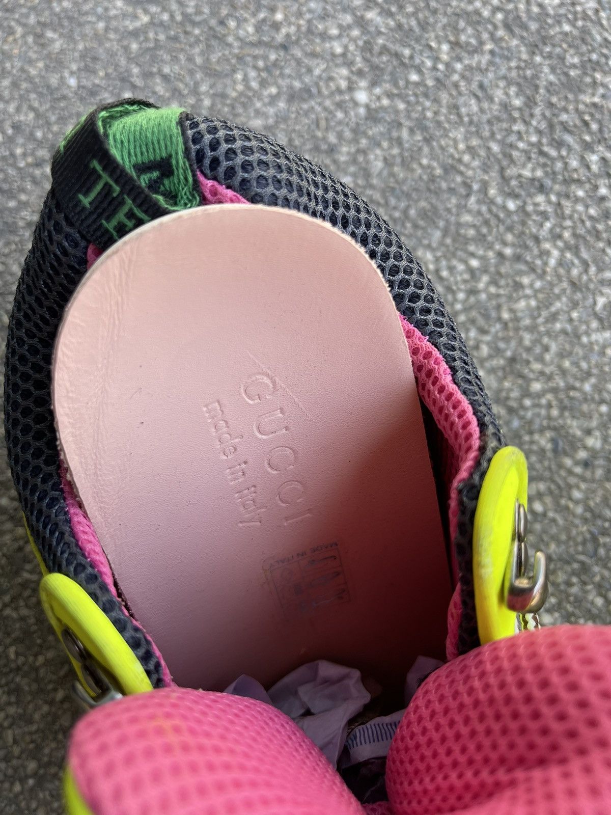 Gucci Gucci Flashtrek Low Sneakers Neon Yellow Green Size US 6.5 / EU 39-40 - 14 Thumbnail