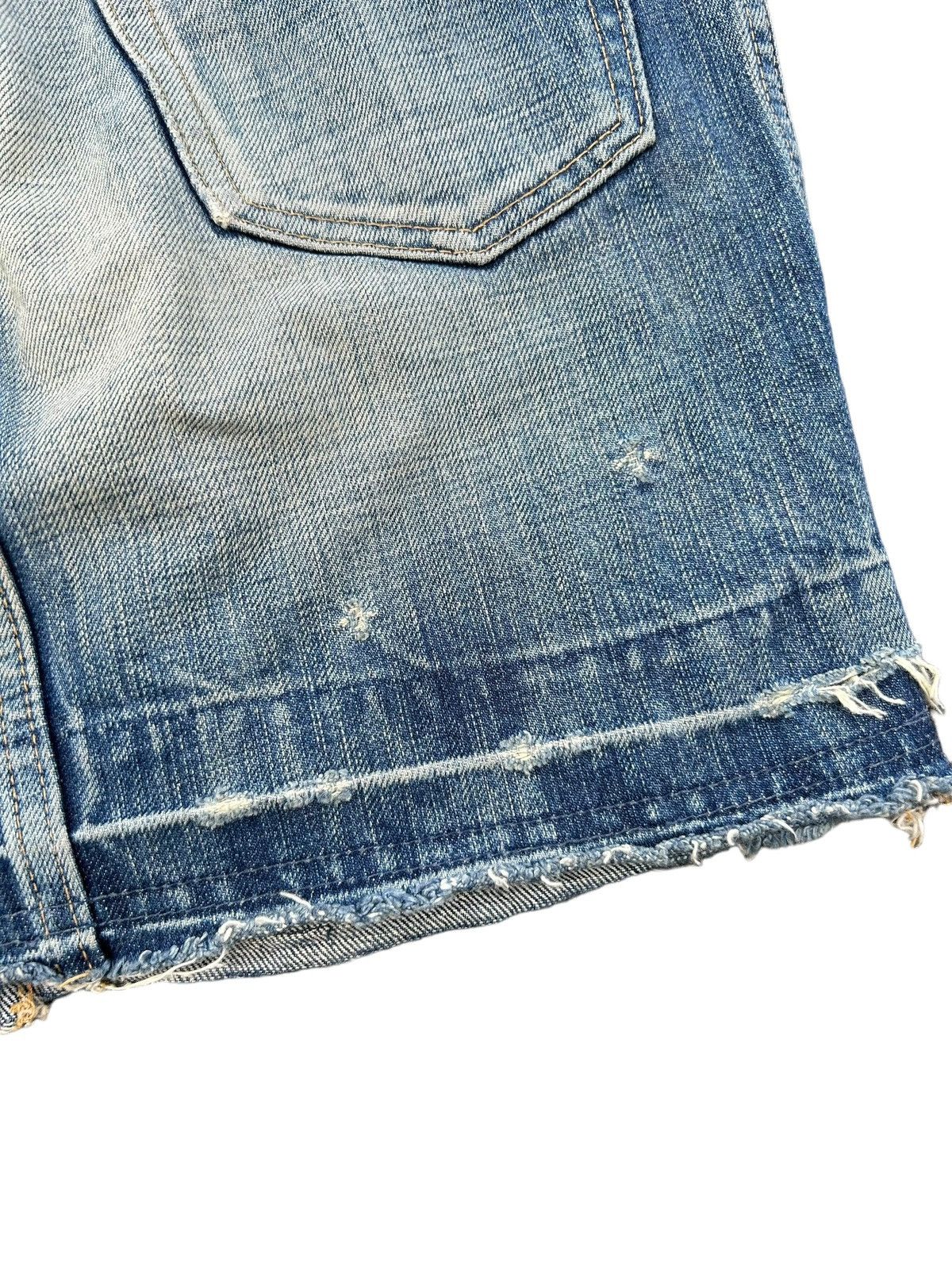 Hysteric Glamour × Japanese Brand × Kapital Hysteric Glamour Vintage distressed Skirt Jeans🎌☠️ Size 29" - 12 Thumbnail