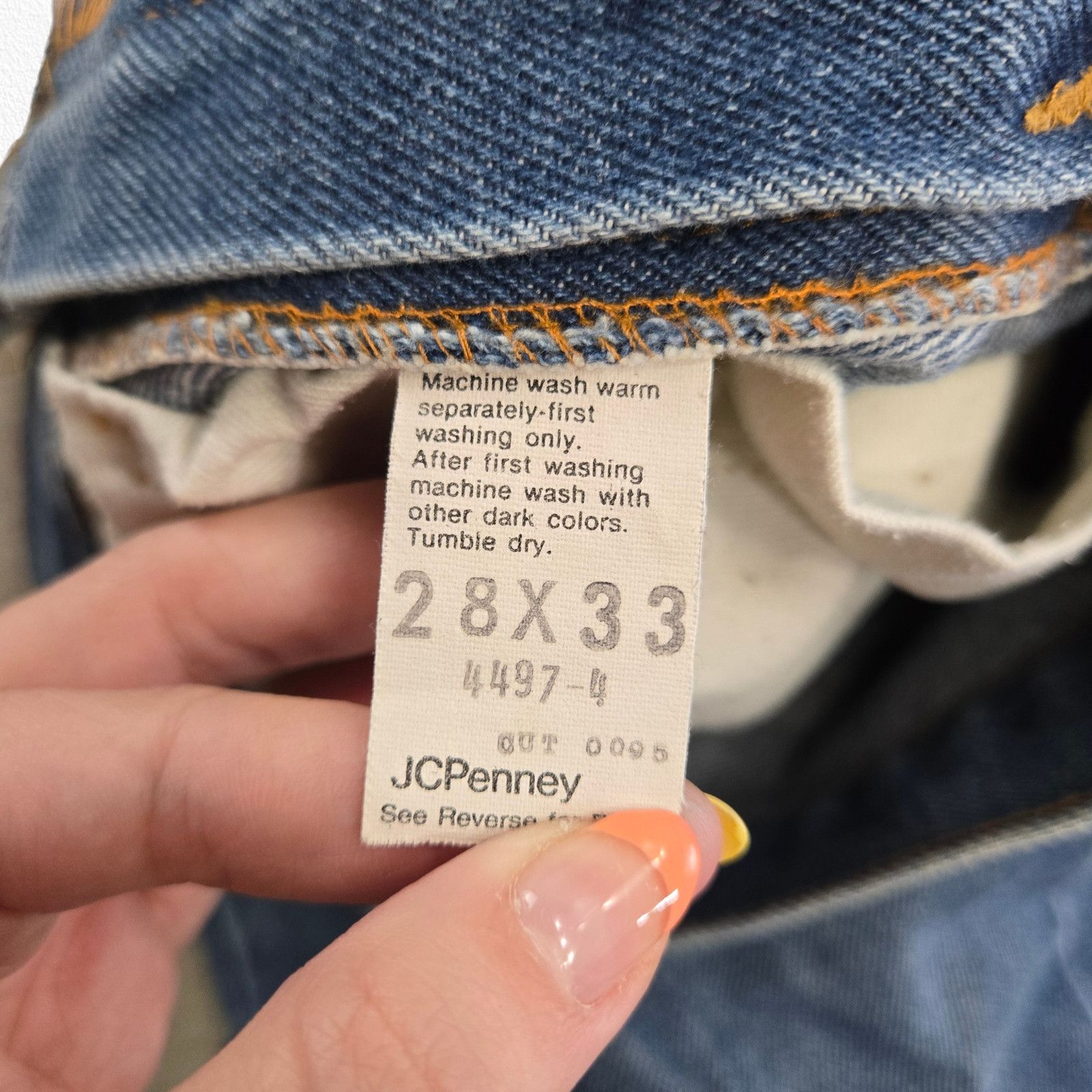 Vintage Vintage 70s Plain Pockets Flare Jeans 26 Size 26" / US 2 / IT 38 - 7 Thumbnail