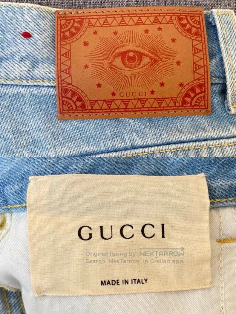Gucci Gucci Floral embroidered denim shorts Size 24" / US 00 / IT 34 - 7 Thumbnail