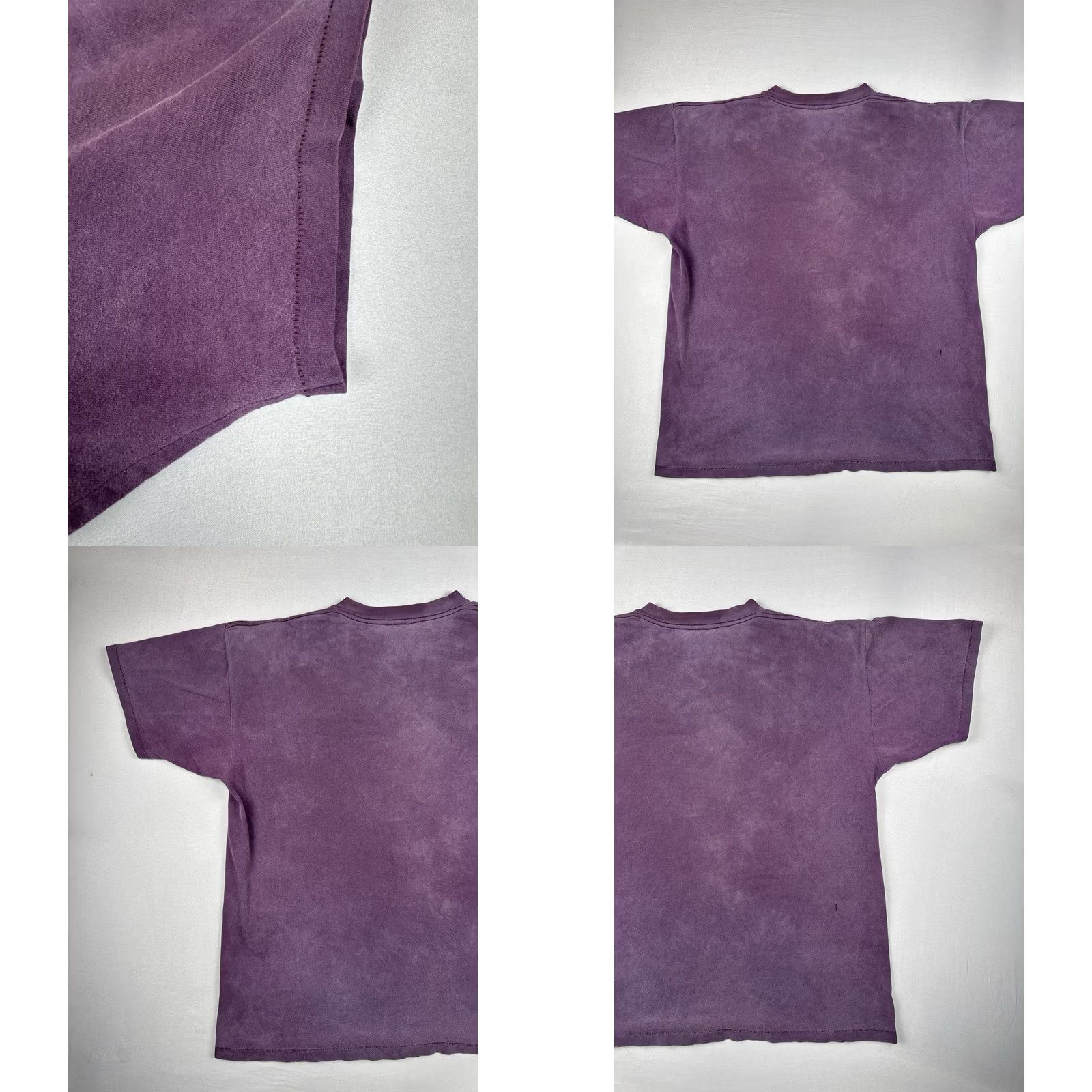 Vintage VINTAGE Wyoming Cowboy Bronco Shirt Purple Sun Faded Oneita USA Made XL Mens 90s Size US XL / EU 56 / 4 - 8 Thumbnail