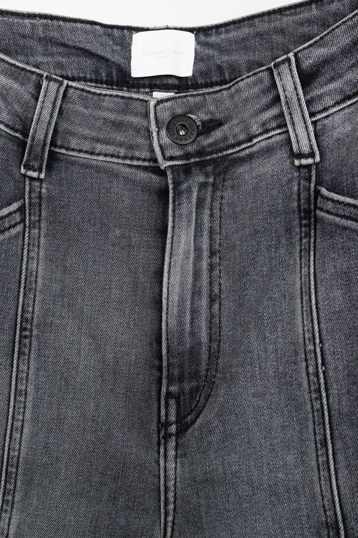 Jonathan Simkhai Jonathan Simkhai Wiley Medium Pebble Denim Joggers Size 28" / US 6 / IT 42 - 8 Thumbnail