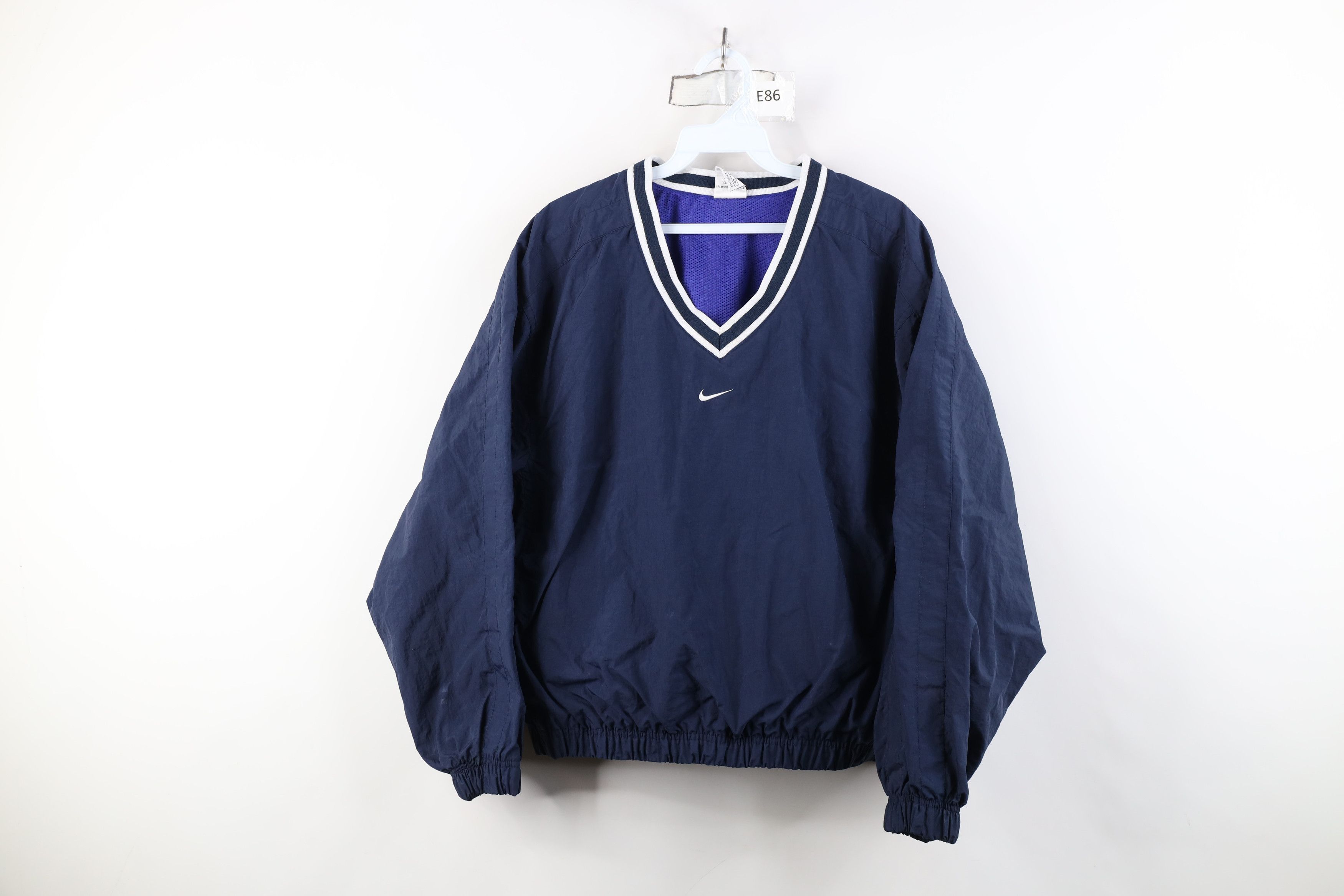 Nike Vintage 90s Nike Center Swoosh Cropped Windbreaker Jacket Size S / US 4 / IT 40 - 1 Thumbnail