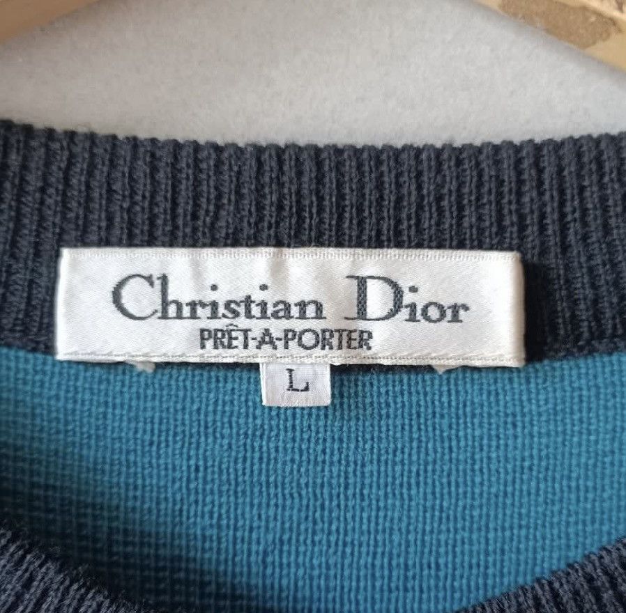Christian Dior Monsieur Christian Dior Blue Blouse Size L / US 10 / IT 46 - 3 Thumbnail