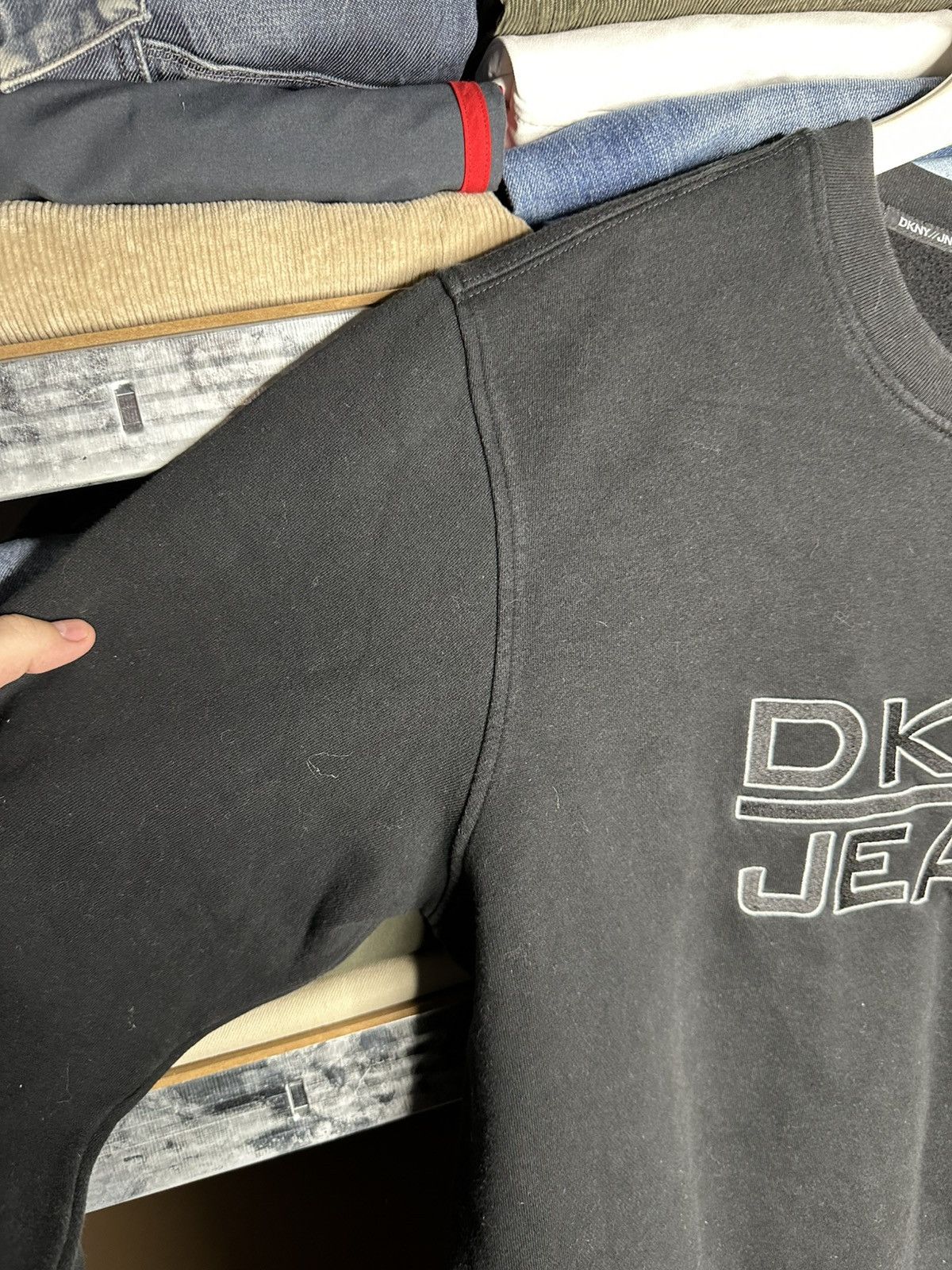 DKNY VINTAGE DKNY JEANS Donna Karan New York Sweatshirt Men's L Size US L / EU 52-54 / 3 - 11 Thumbnail