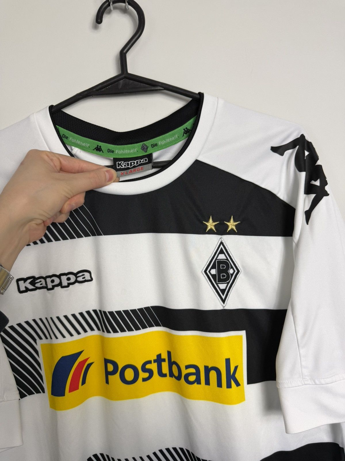 Kappa Kappa Borussia Mönchengladbach 2016/2017 Soccer Jersey Size US XXL / EU 58 / 5 - 2 Thumbnail