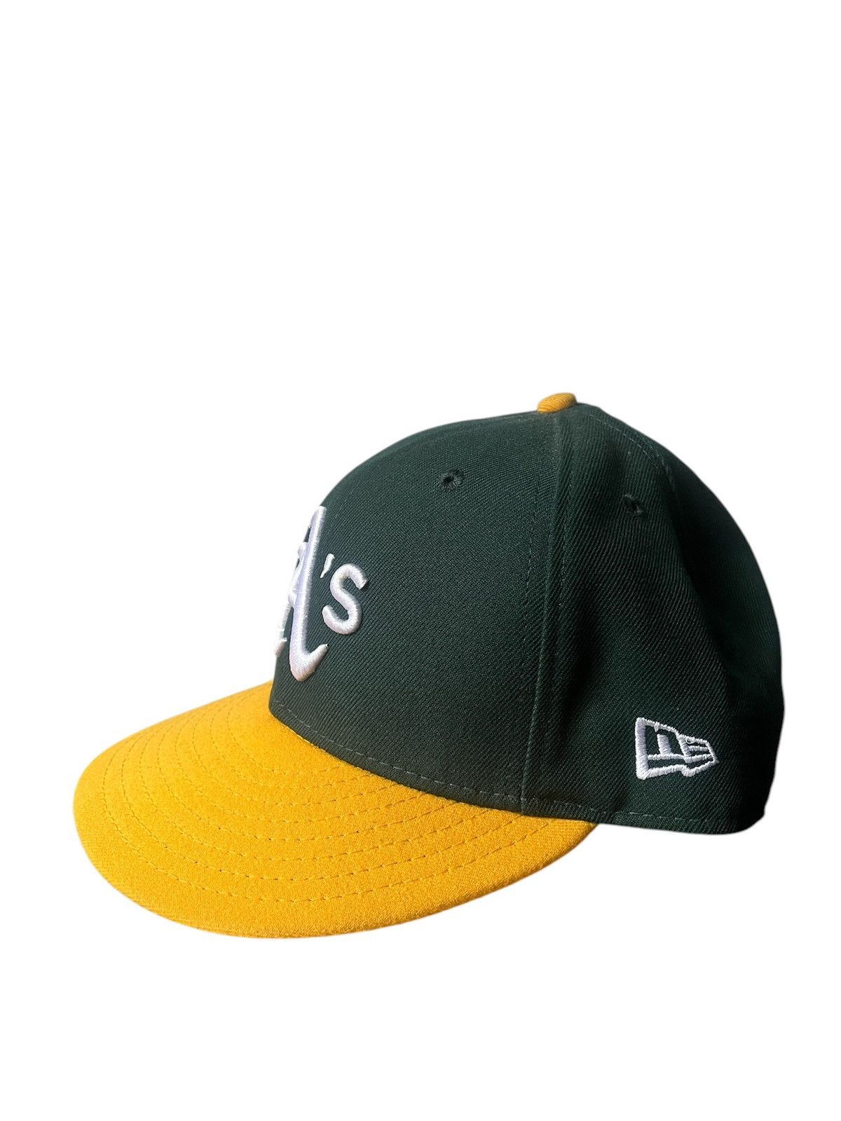 MLB Oakland Athletics Fitted Hat 7 3/8 Size ONE SIZE - 3 Thumbnail