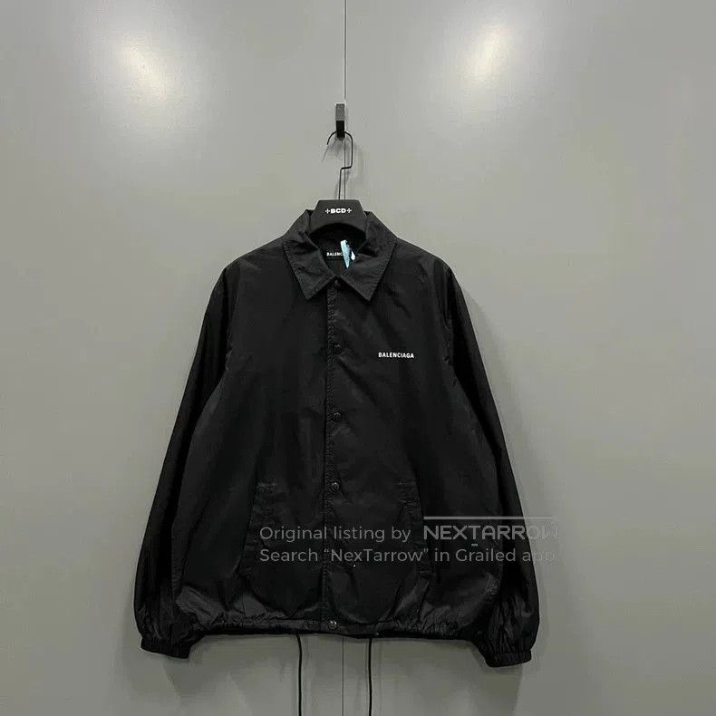 Balenciaga Printed Logo Jacket.