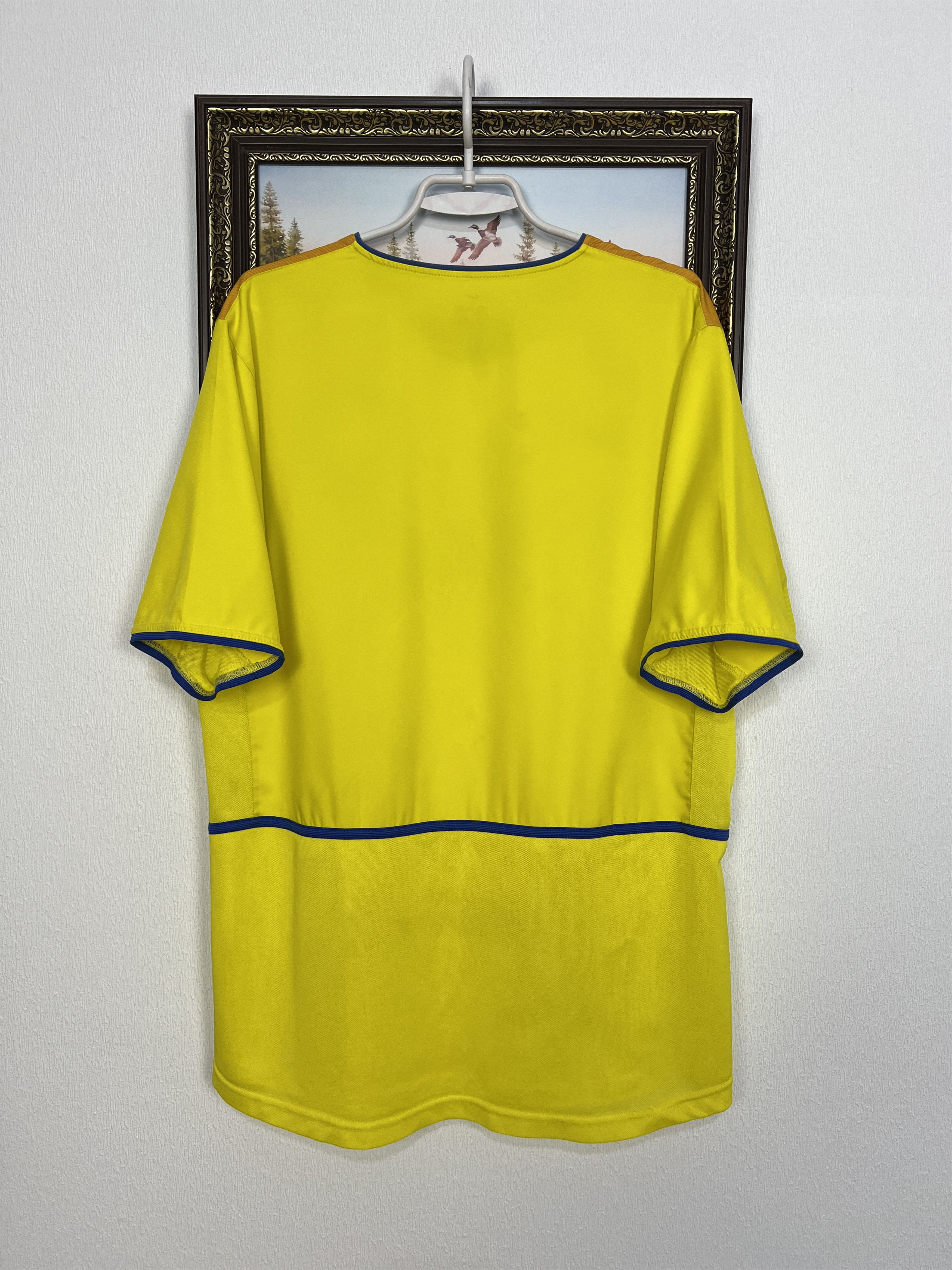 Nike Leeds United Away football shirt 2002 Soccer Jersey Trikot Size US L / EU 52-54 / 3 - 8 Thumbnail