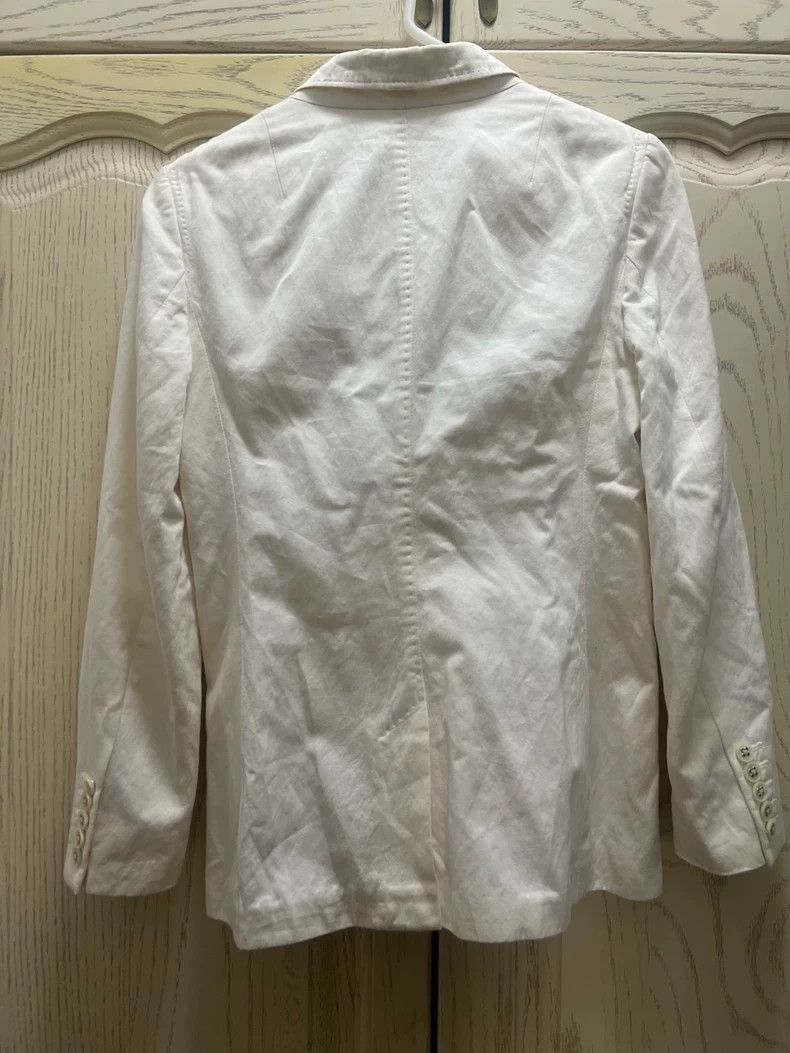 Dries Van Noten Casual Waist-Fitted Suit Jacket with Bow-2508 Size XS / US 0-2 / IT 36-38 - 3 Thumbnail
