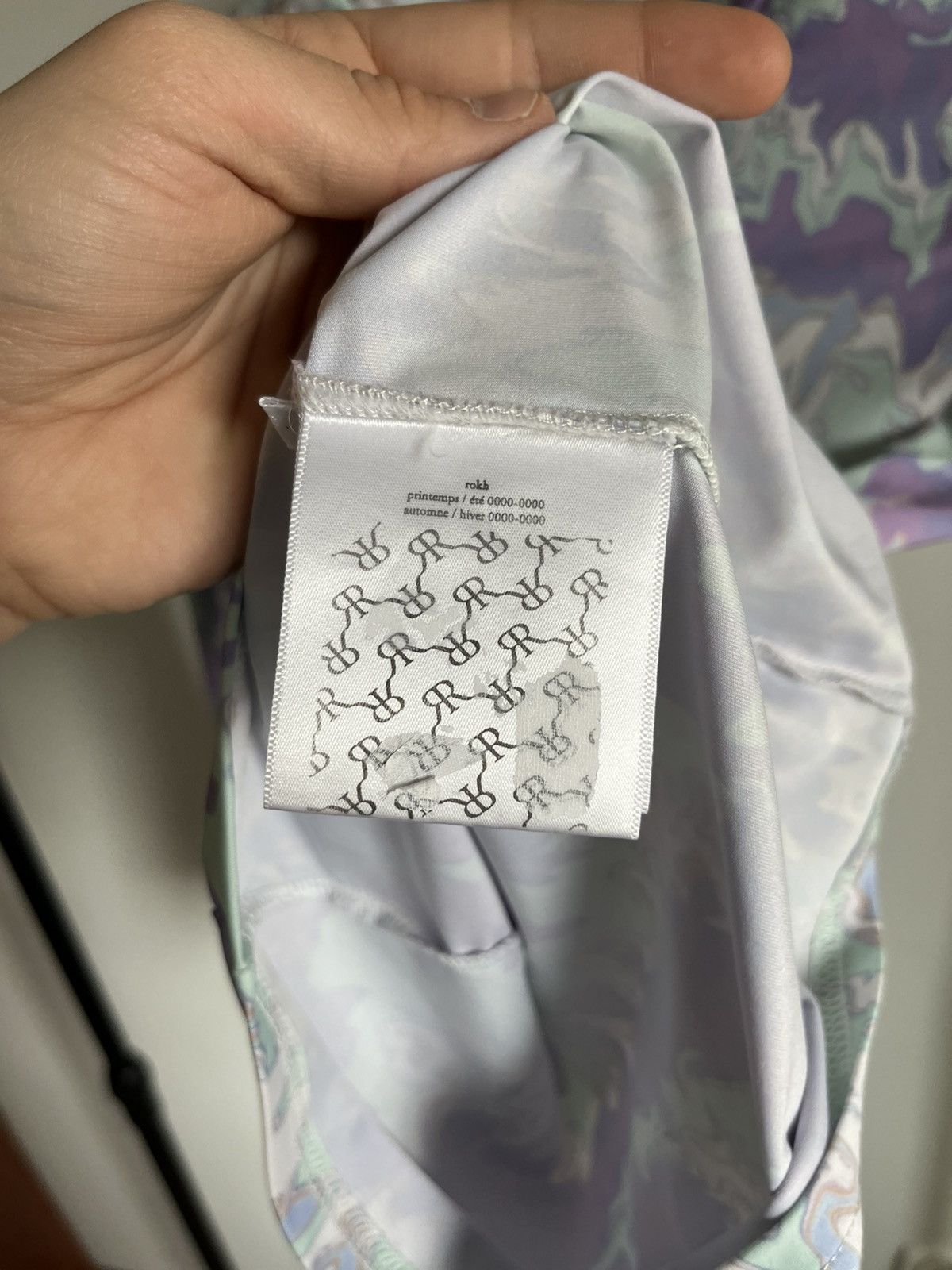 rokh Rokh Corso Como SS22 psychodelic elastic longsleeve t-shirt Size XS / US 0-2 / IT 36-38 - 8 Thumbnail