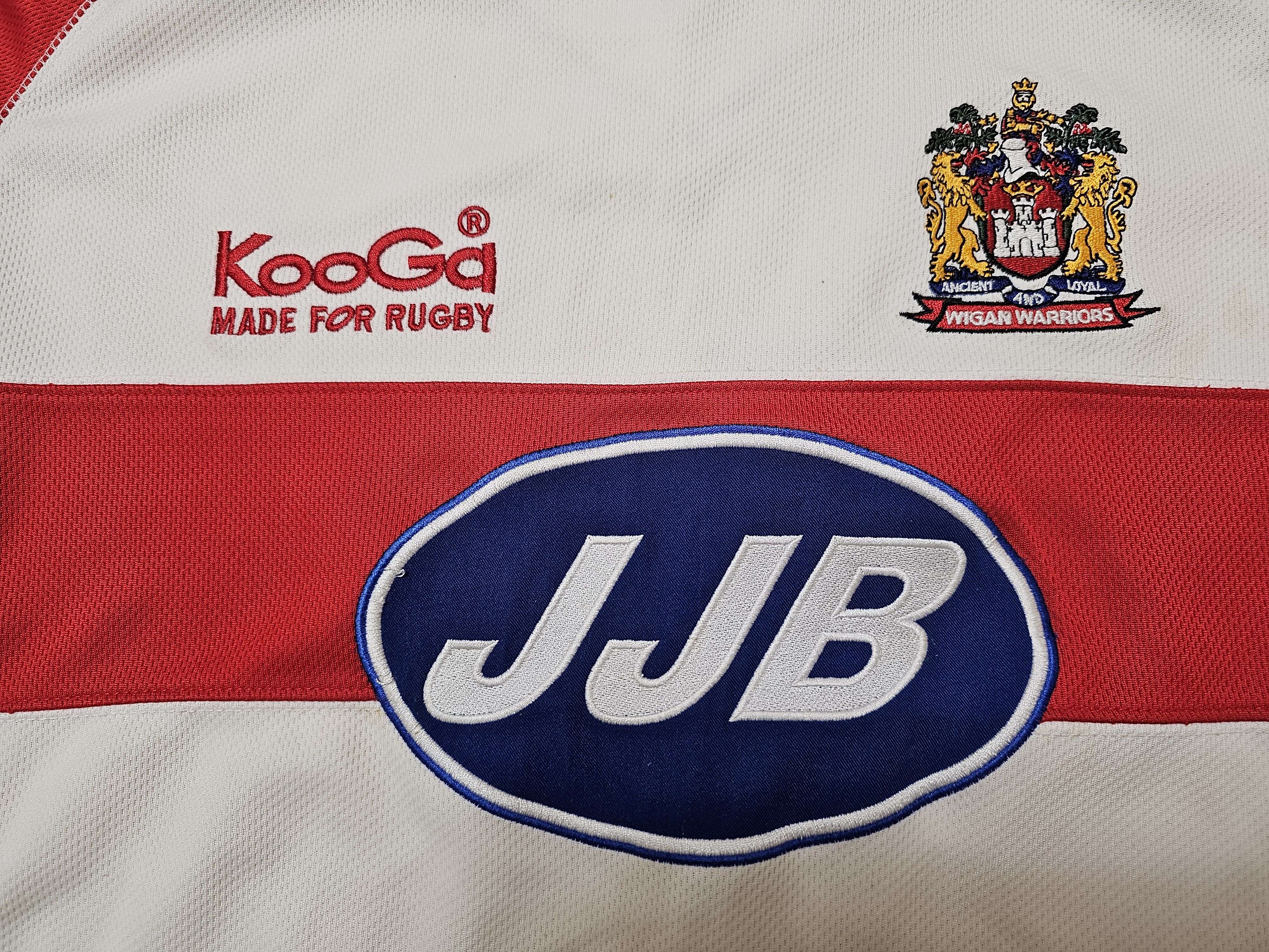 Other WIGAN WARRIORS JERSEY ENGLAND RUGBY JERSEY RUGBY SHIRT Size US S / EU 44-46 / 1 - 3 Thumbnail