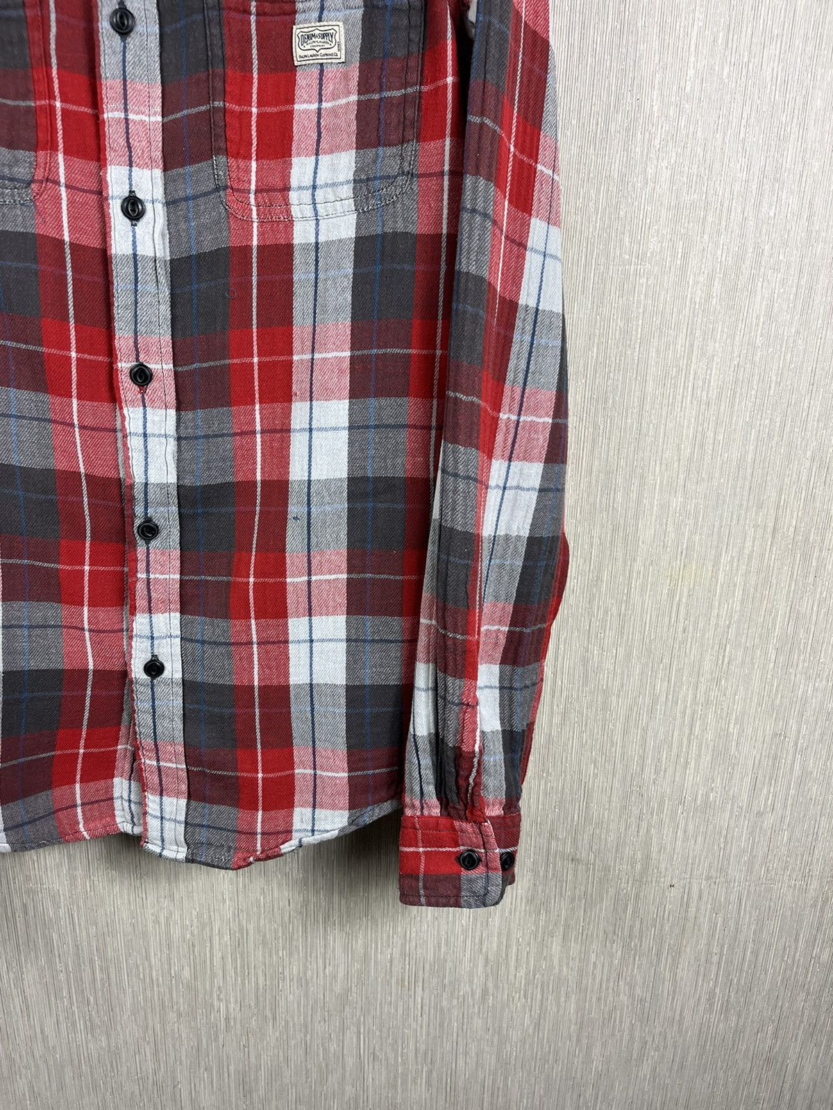 Denim & Supply Ralph Lauren × Ralph Lauren × Vintage Vintage Ralph Lauren denim & supply flannel double shirt Size US M / EU 48-50 / 2 - 6 Thumbnail