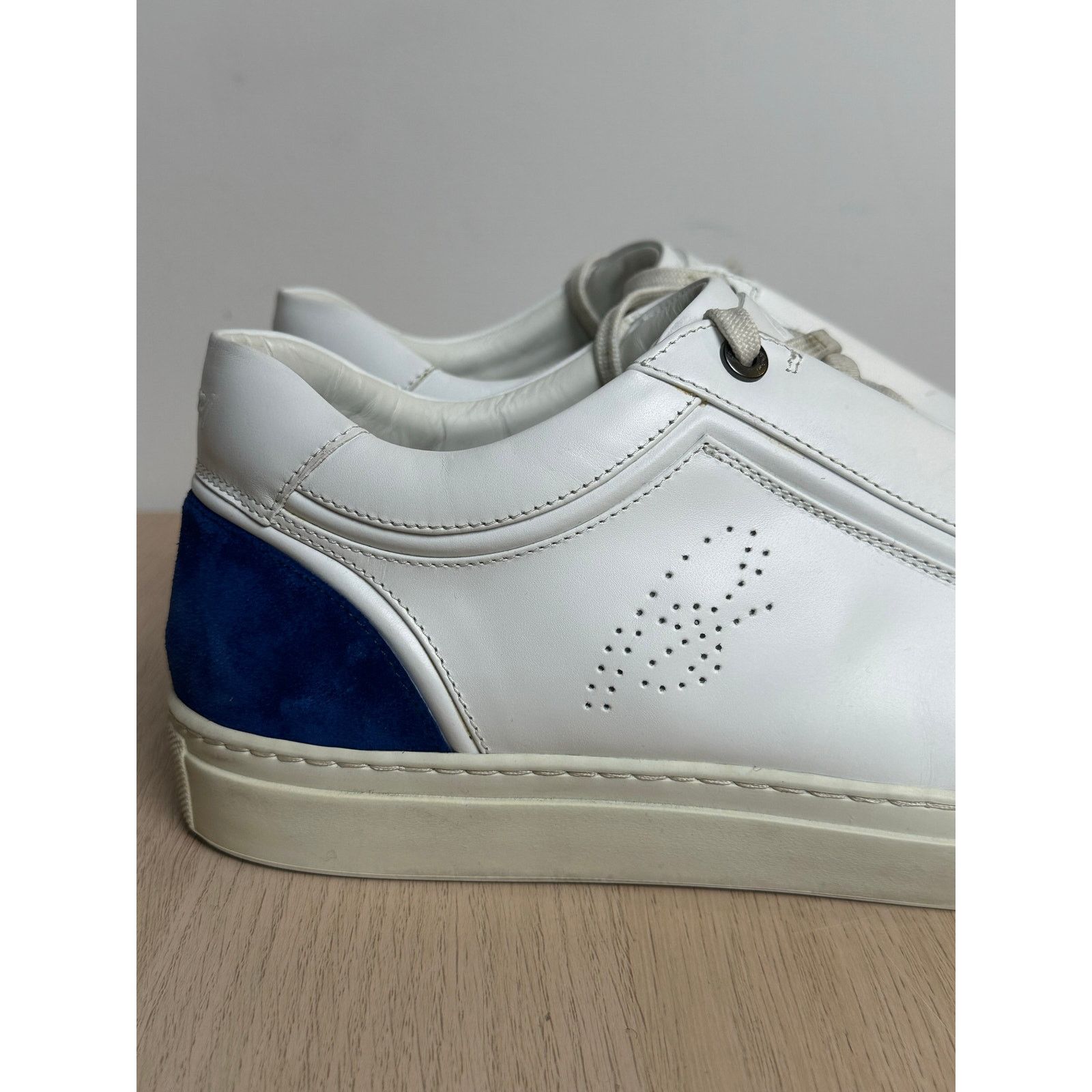Brioni Rare Brioni Blue and White Sneaker - Size 10.5M - Mint Size US 10.5 / EU 43-44 - 4 Thumbnail