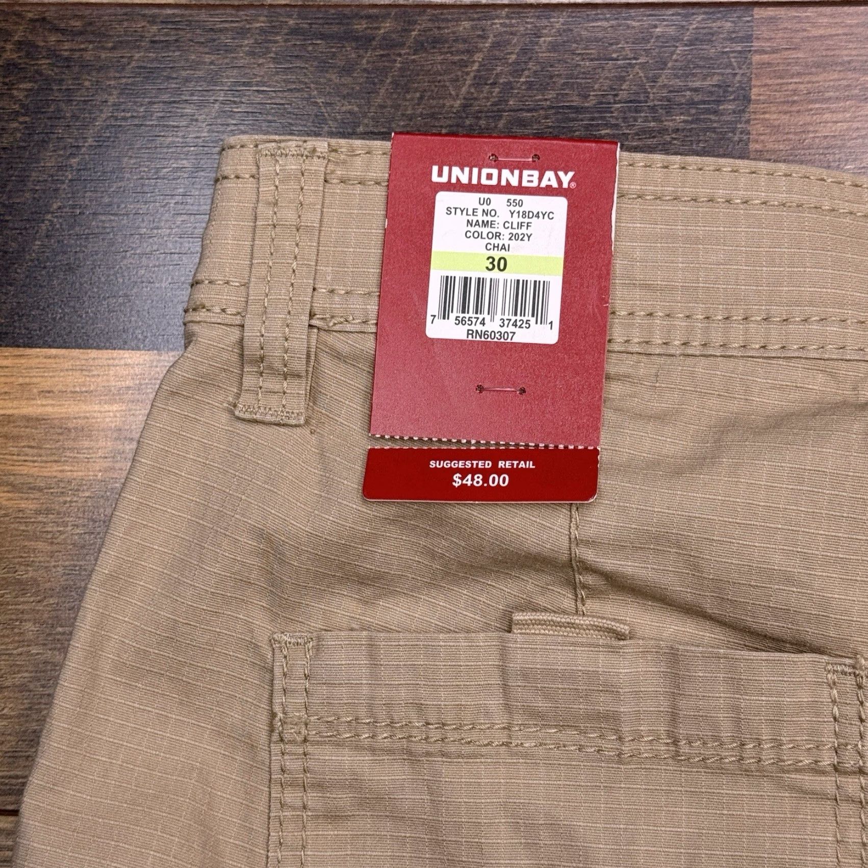 Vintage **Union Bay Stretch Mid Rise Cargo Shorts Mens Tan 30 Inseam** User: **Union Bay Stretch Mid Rise Cargo Shorts Mens Tan 30 Inseam** Size US 30 / EU 46 - 6 Thumbnail