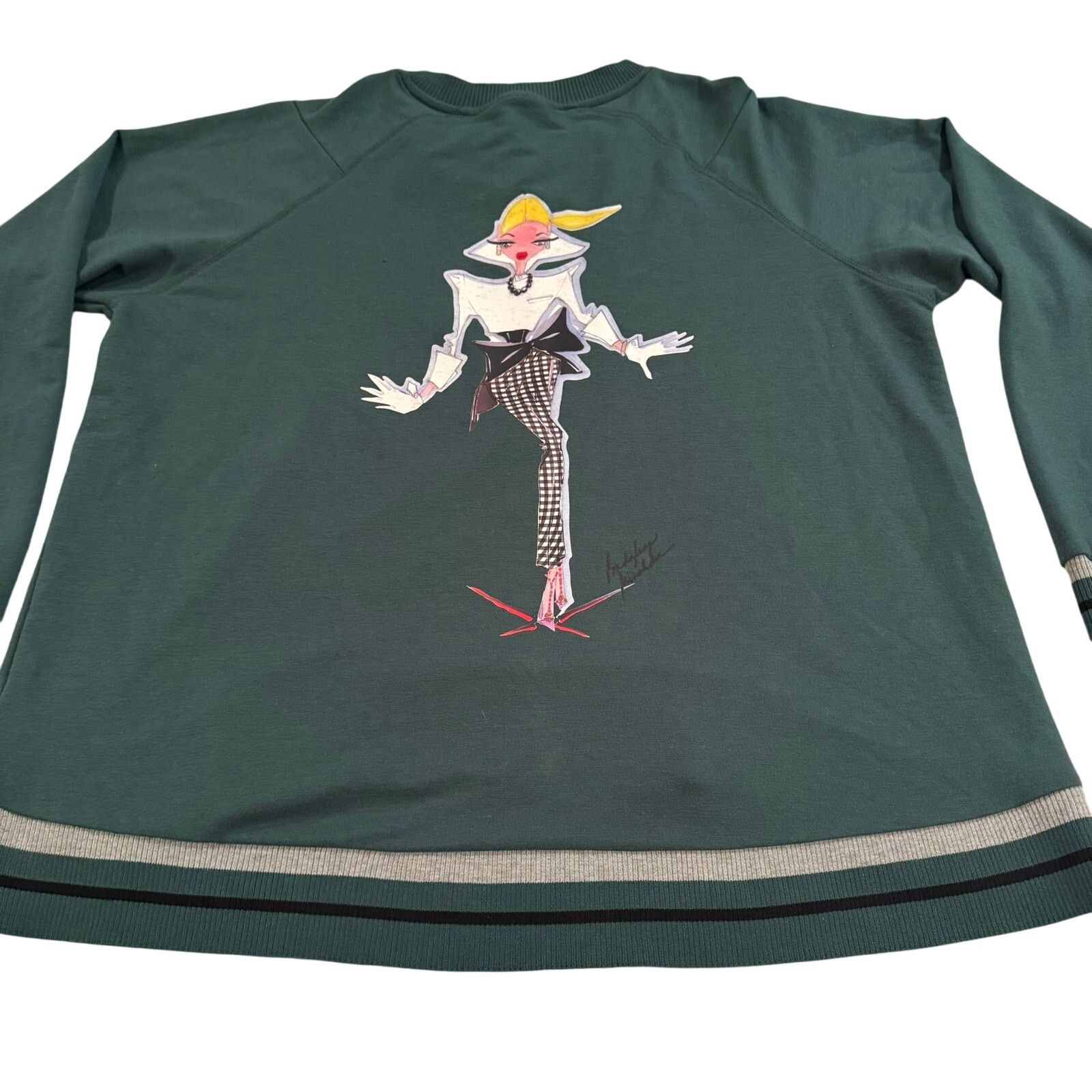 Badgley Mischka Badgley Mischka Sweatshirt - Size Large Size L / US 10 / IT 46 - 1 Thumbnail