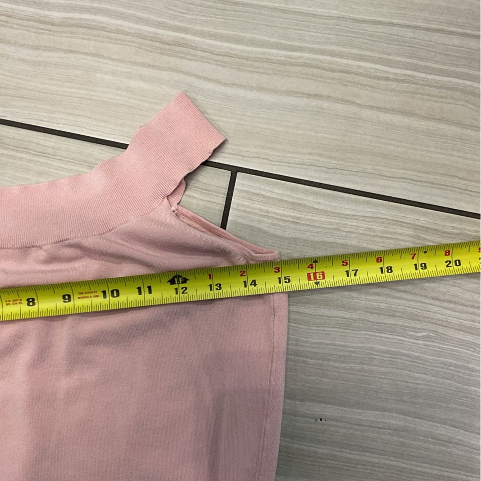 Banana Republic Banana Republic Pink Sleeveless Knit Top Size S / US 4 / IT 40 - 4 Thumbnail