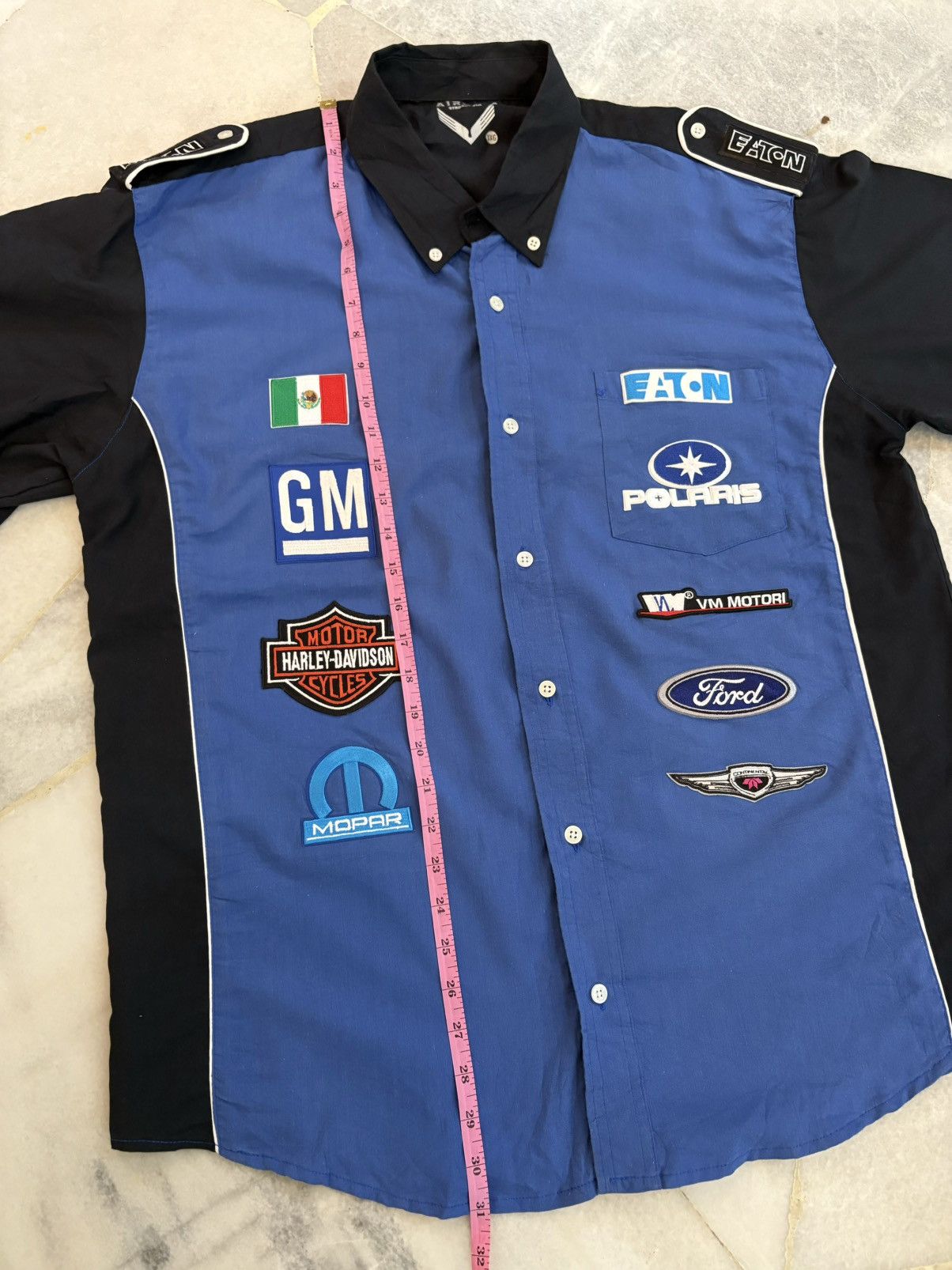 Harley Davidson Racing Brand Company Patch Shirt Size US XL / EU 56 / 4 - 17 Thumbnail