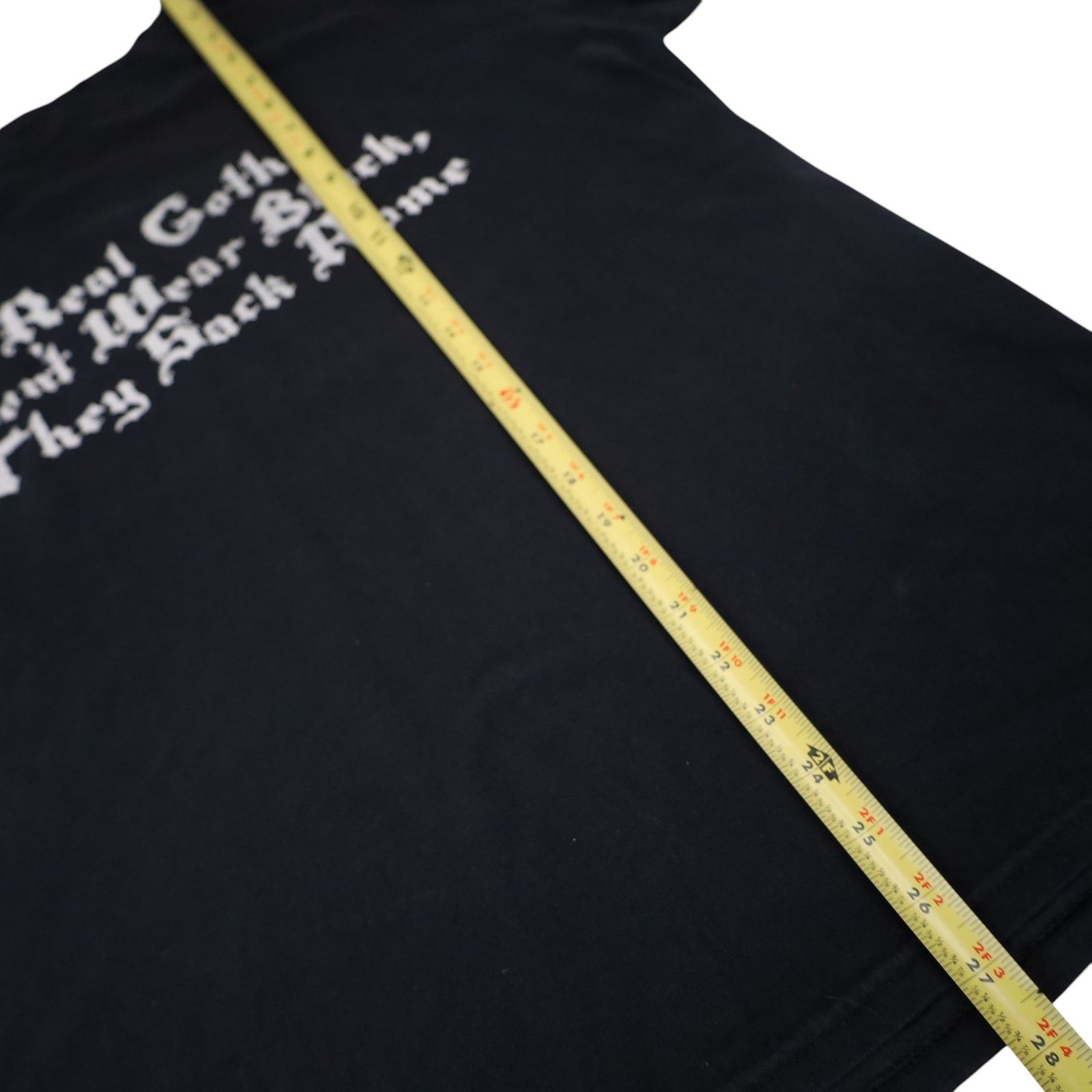 Vintage Vintage Y2k Real Goths Sack Rome Slogan T Shirt Size US L / EU 52-54 / 3 - 8 Thumbnail