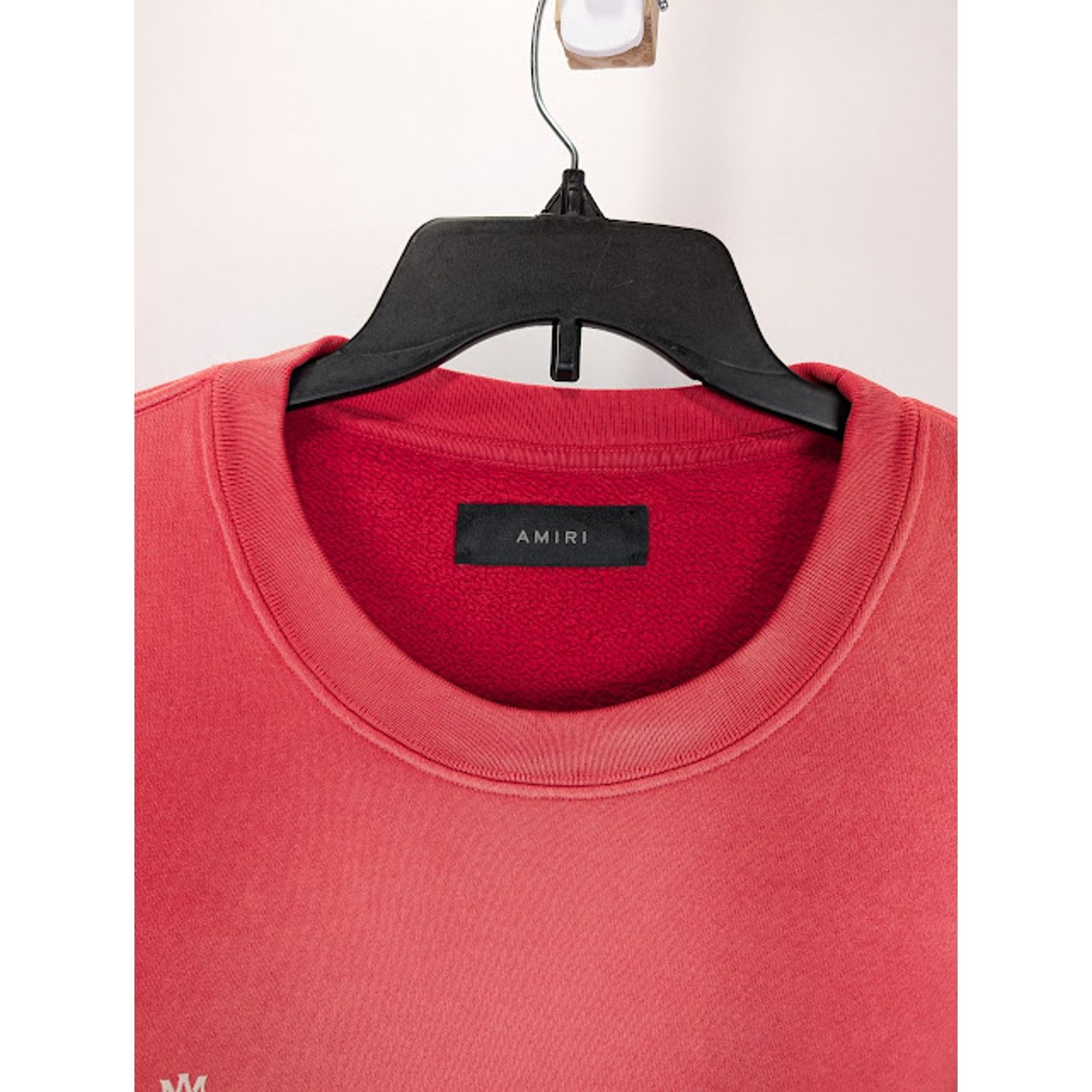 Amiri o1rshd1 Q:2 / Vintage Collegiate Crewneck Sweatshirt in Red Size US M / EU 48-50 / 2 - 3 Thumbnail