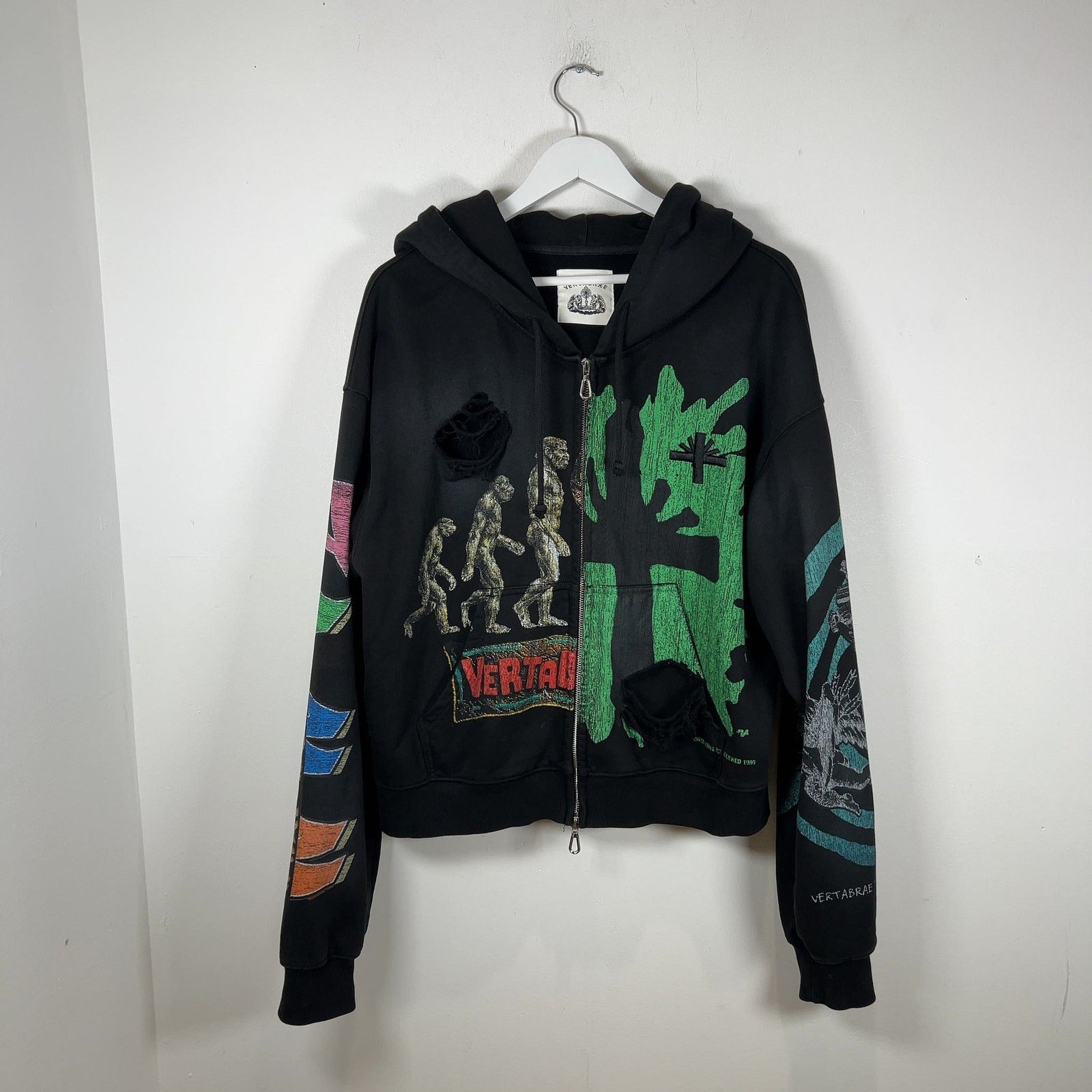 Vertabrae Vertabrae Montage Black Zip Up Hoodie Size US L / EU 52-54 / 3 - 1 Thumbnail