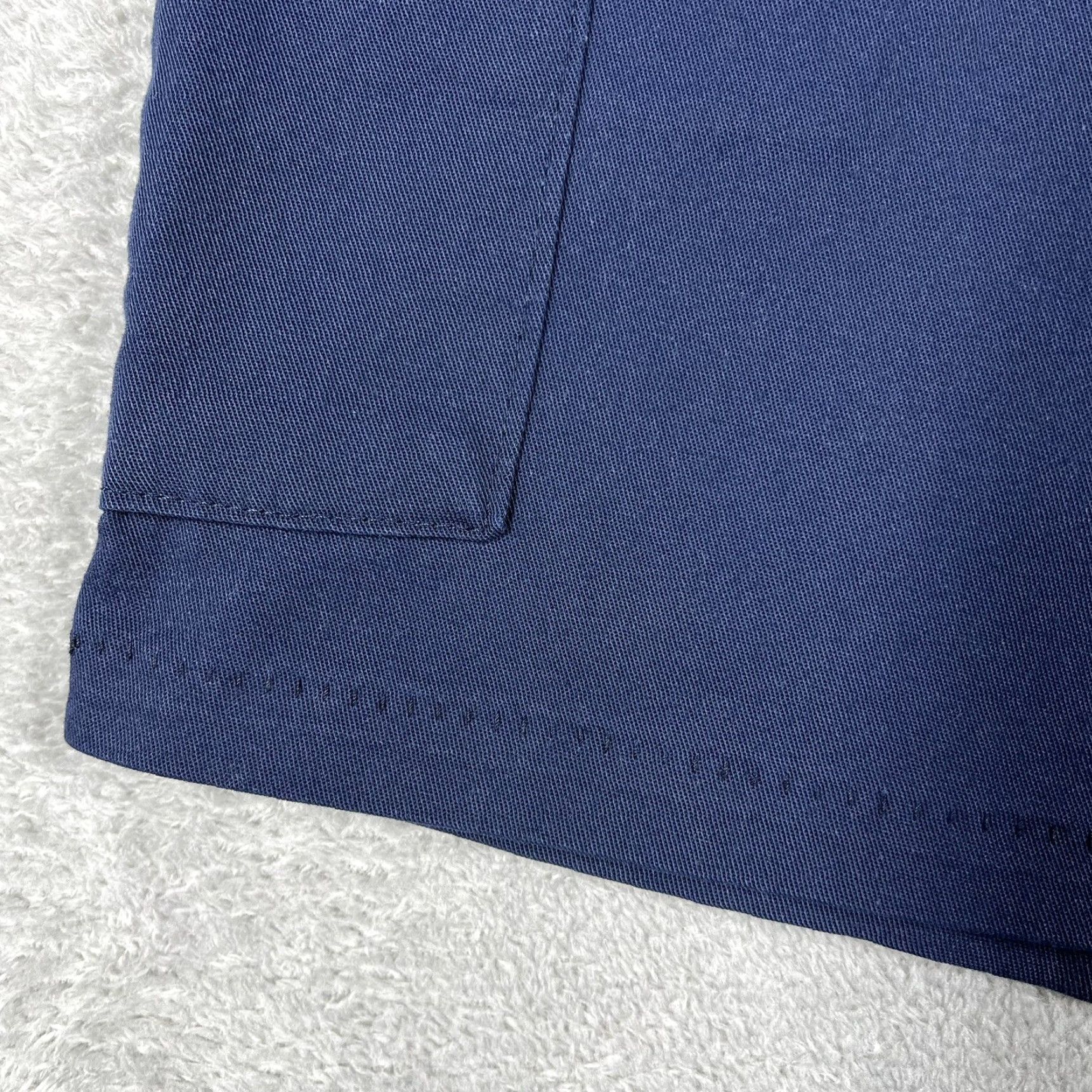 Vintage Aramark Men’s Navy Blue Baggy Cargo Flat Front Shorts Size 42R GP0730 Size US 42 / EU 58 - 2 Thumbnail