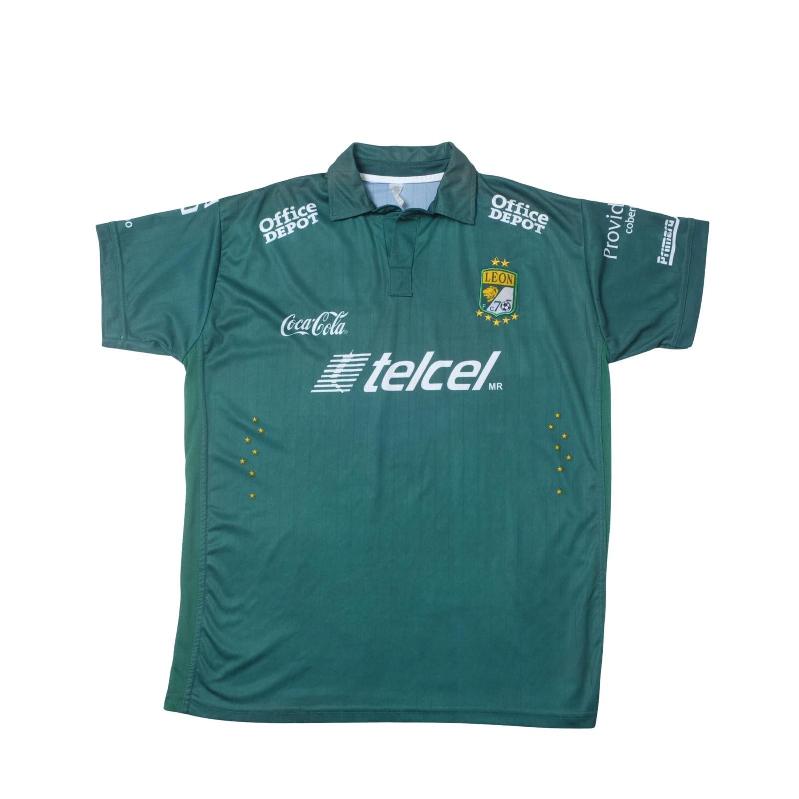 Adidas 2014/15 Club Leon (Mexico) Home Shirt Pirma (L/XL) Size US L / EU 52-54 / 3 - 1 Thumbnail
