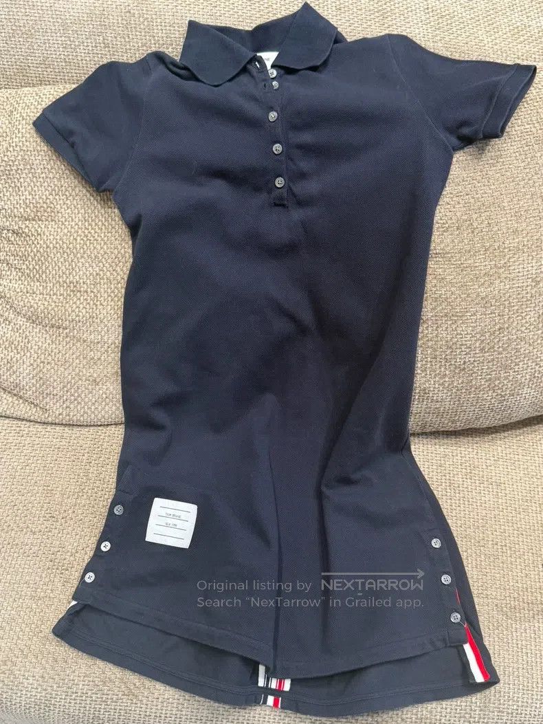 Thom Browne Thom Browne Blue-gray polo dress Size XS / US 0-2 / IT 36-38 - 1 Thumbnail